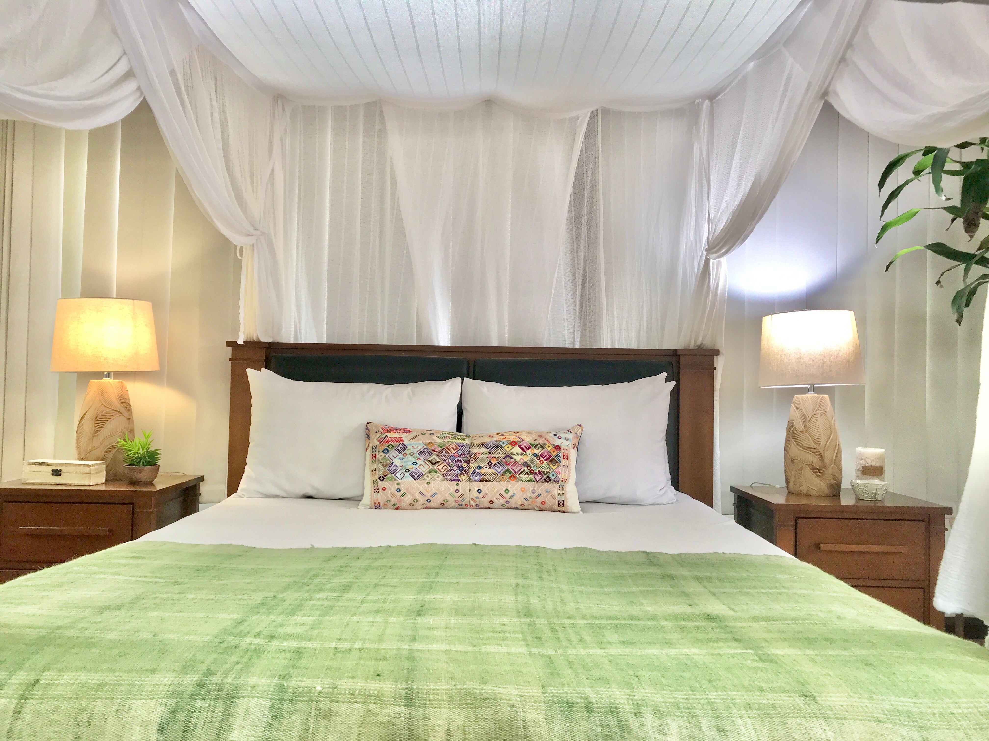 Vintage textile huipil cushion