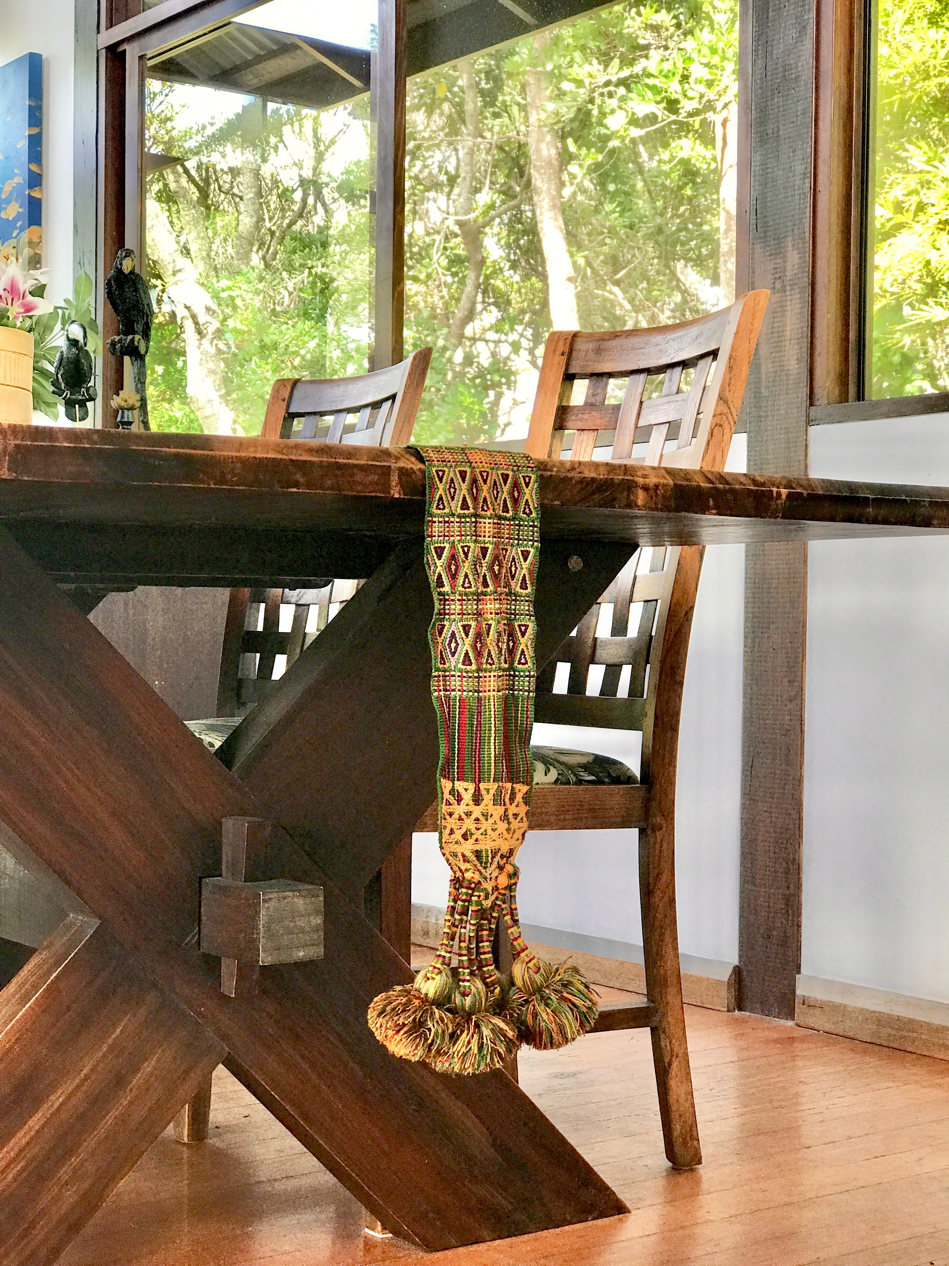 Vintage textile table runner