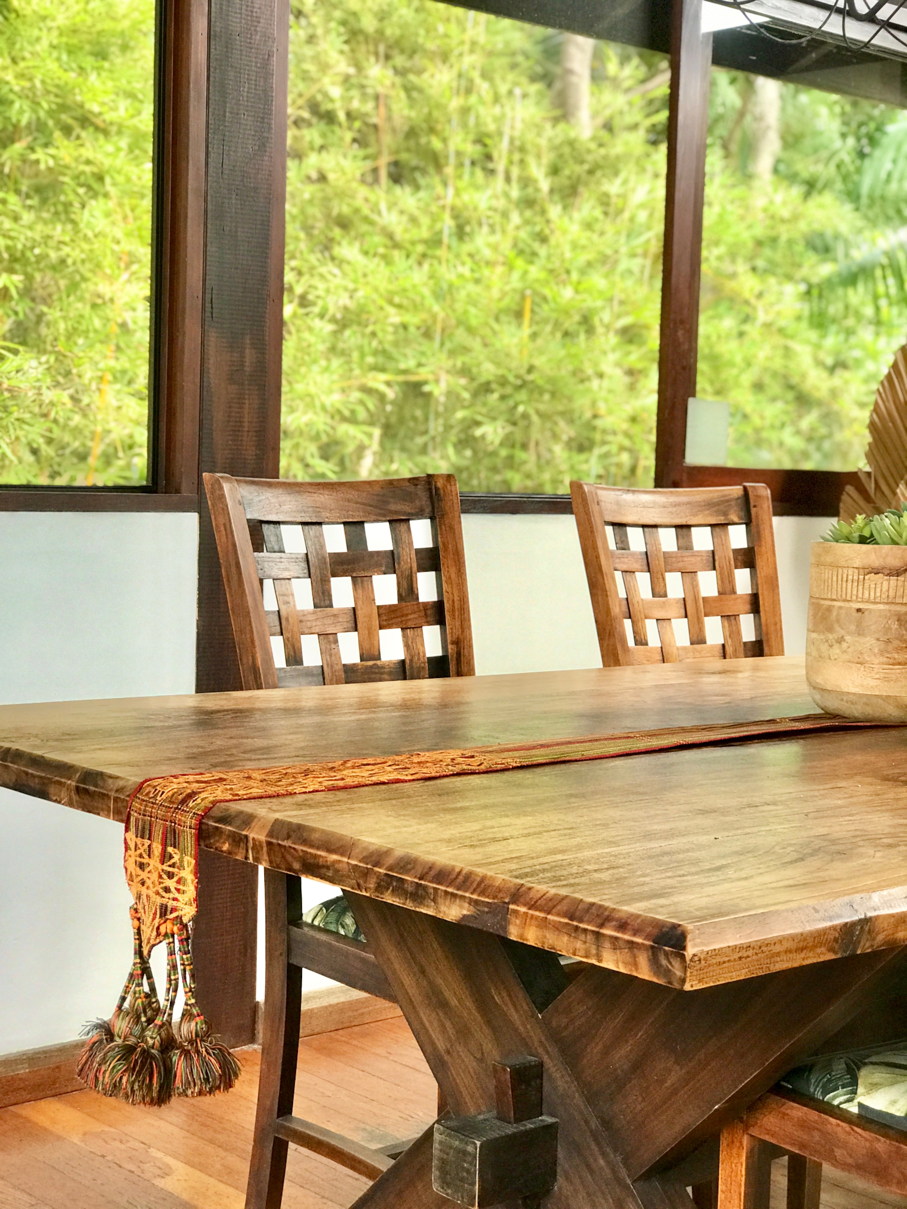 Vintage textile table runner