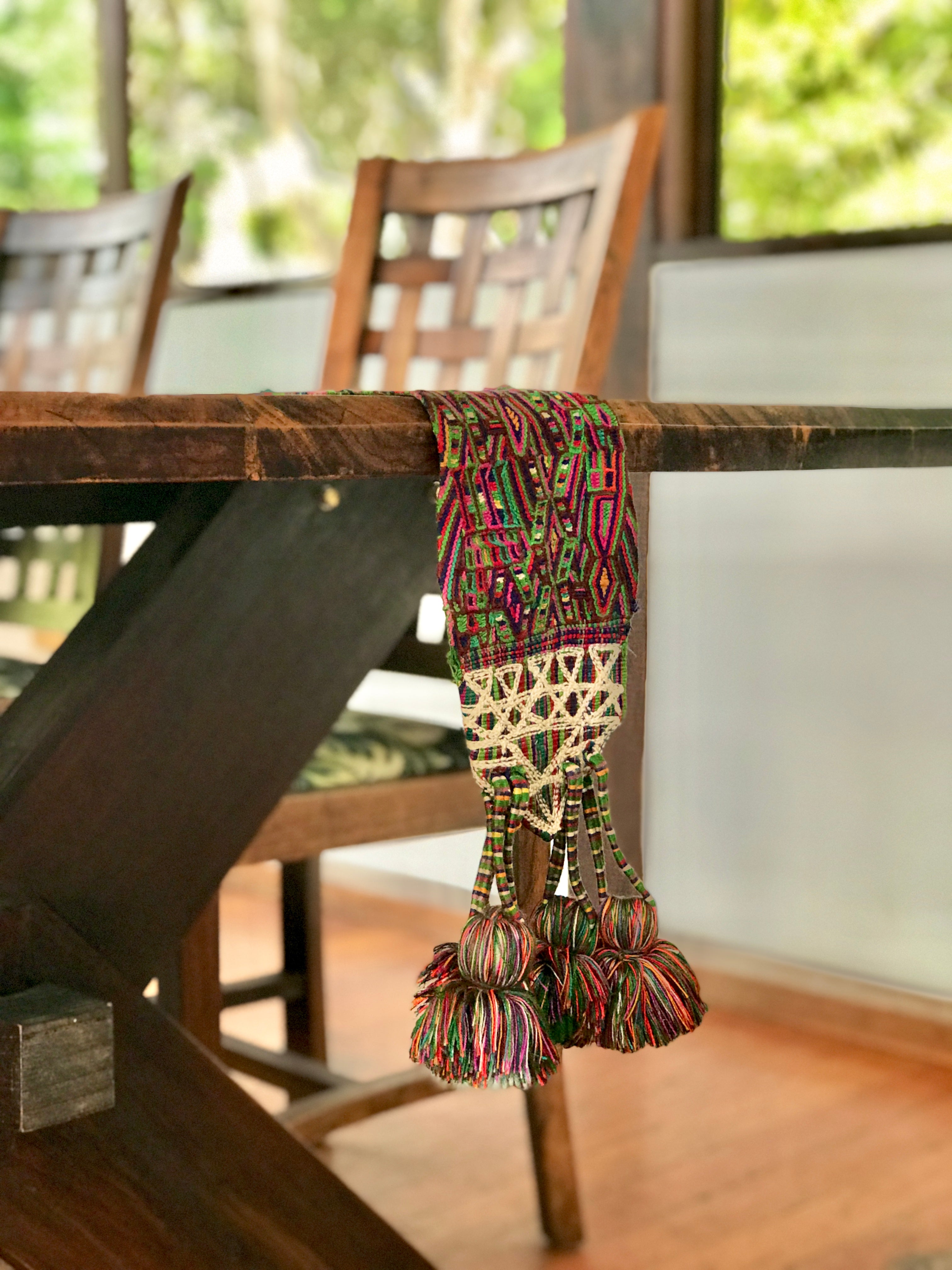 Vintage textile table runner