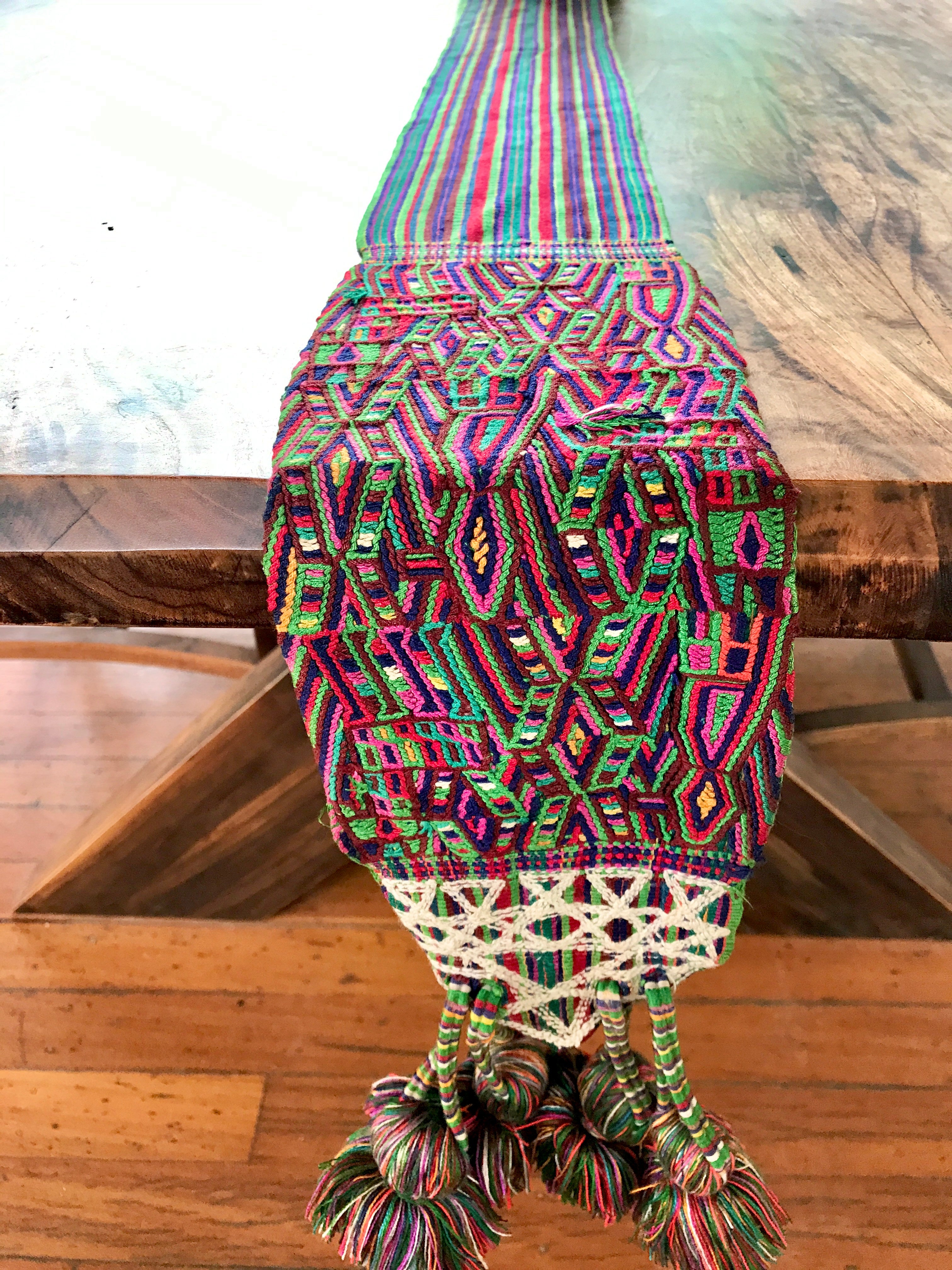 Vintage textile table runner