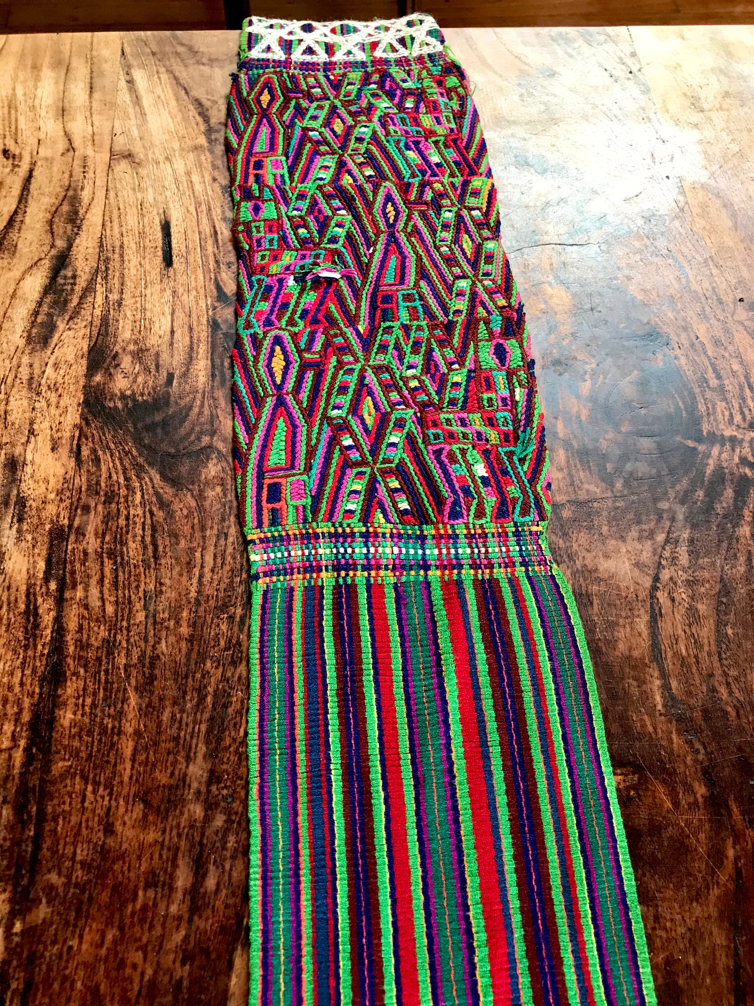 Vintage textile table runner