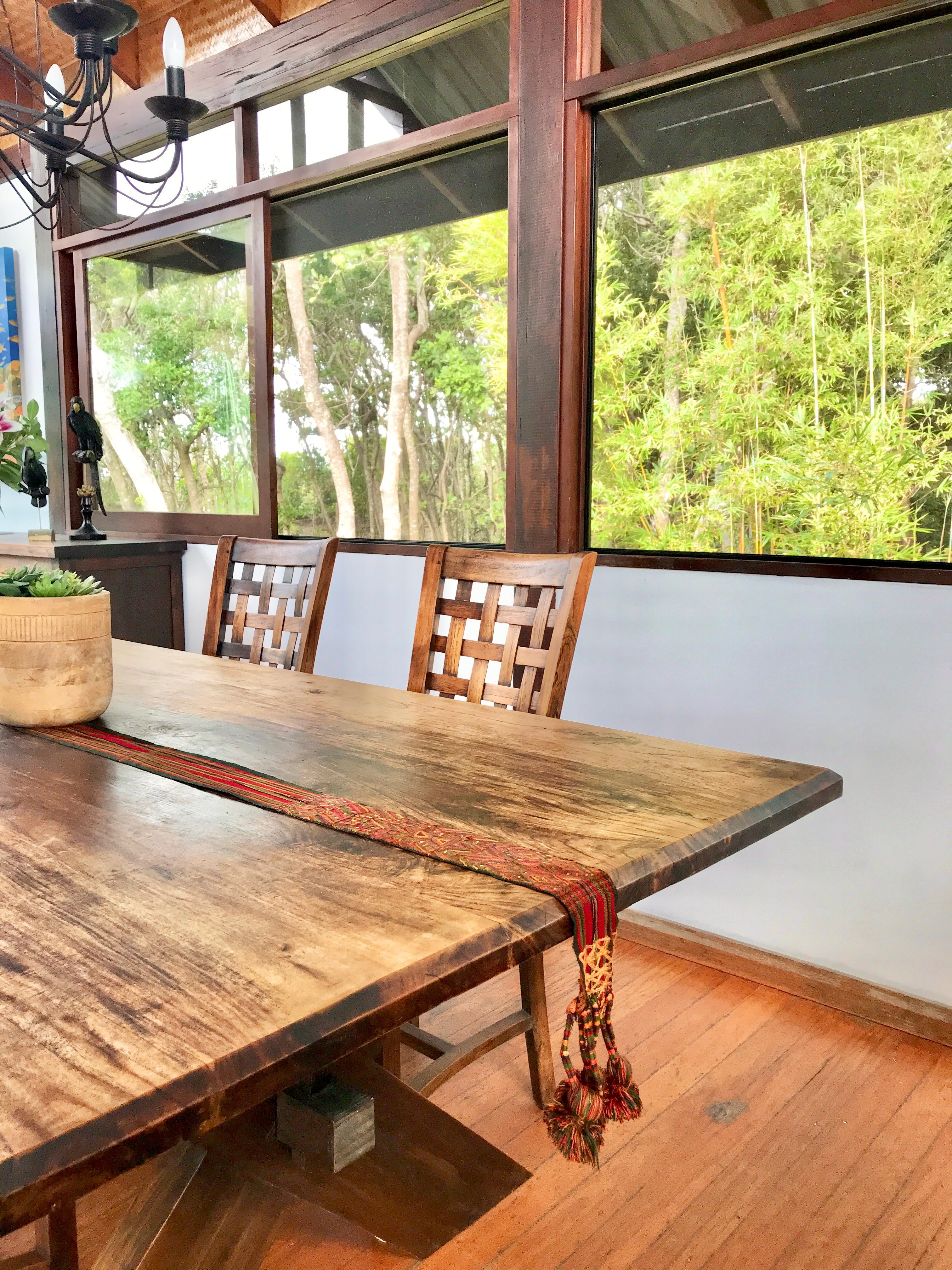 Vintage textile table runner