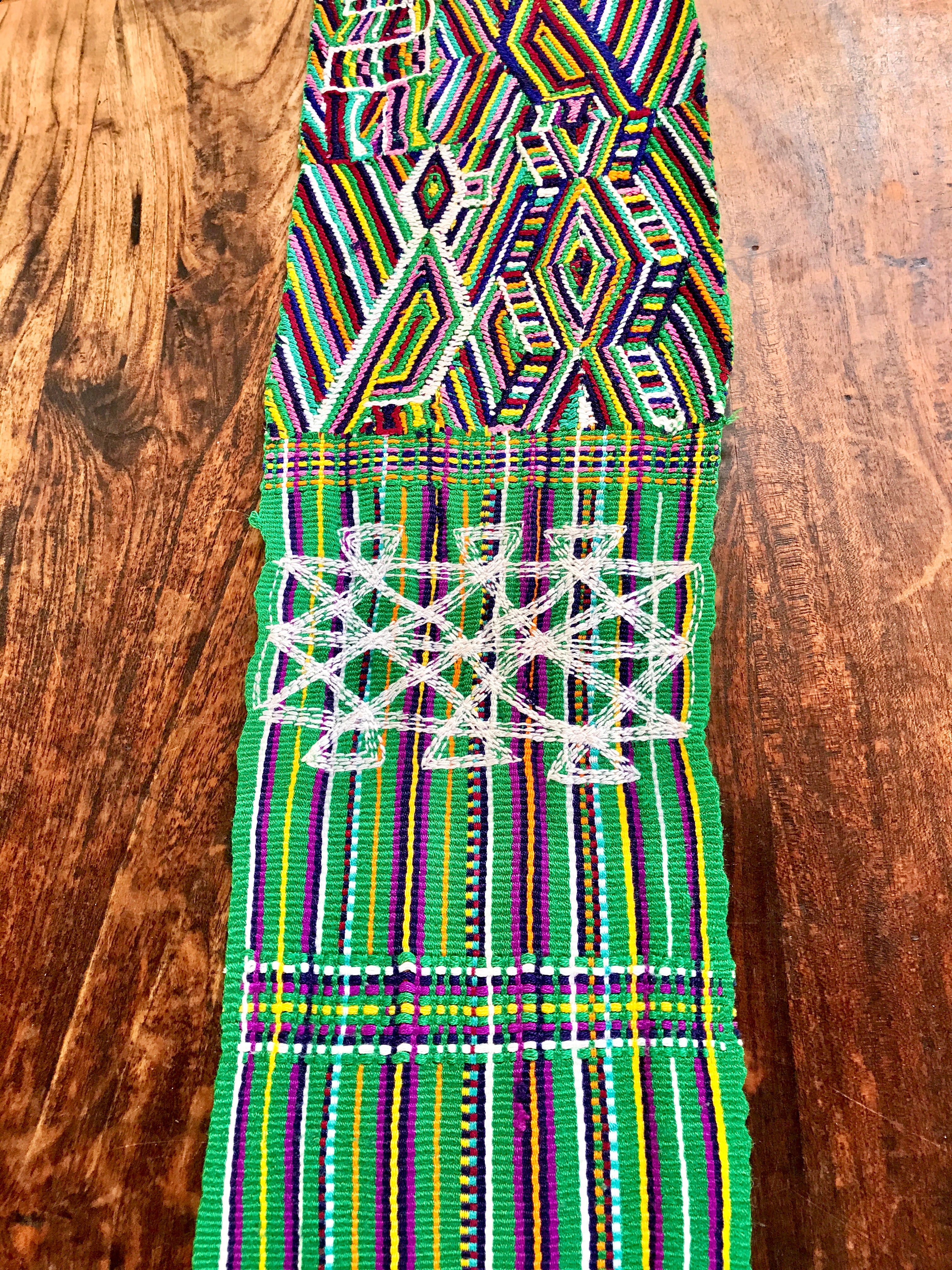 Vintage textile table runner