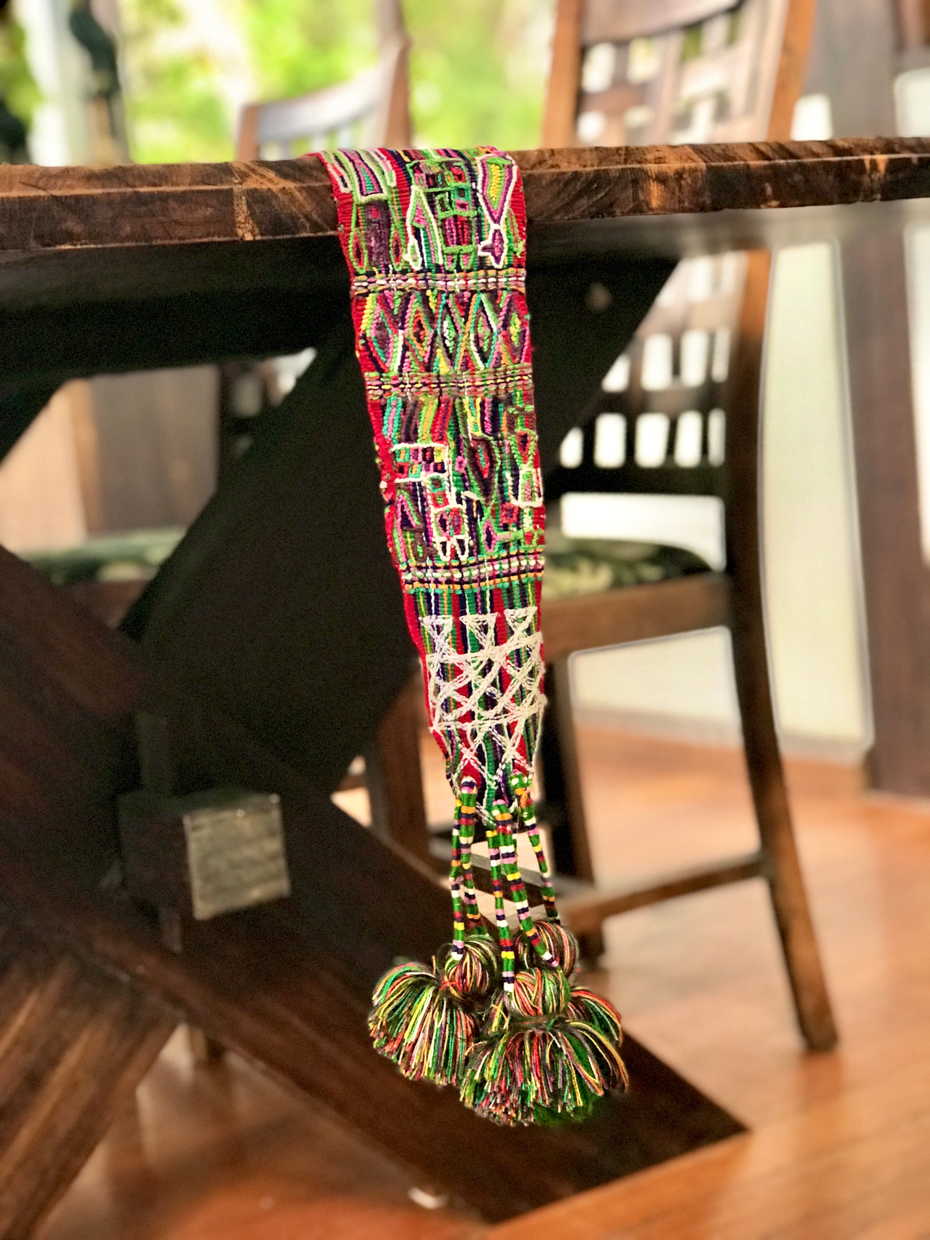 Vintage textile table runner