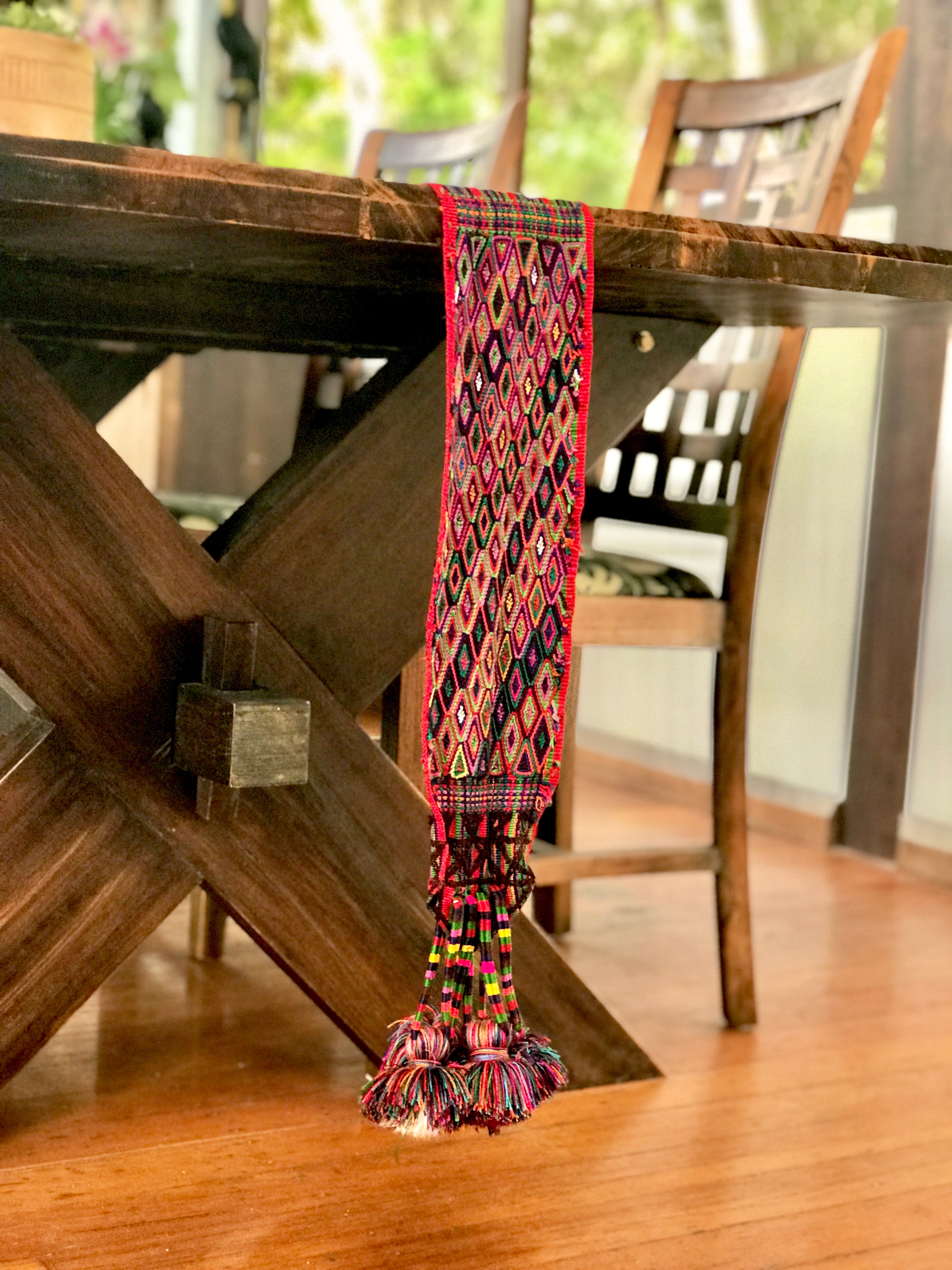 Vintage textile table runner