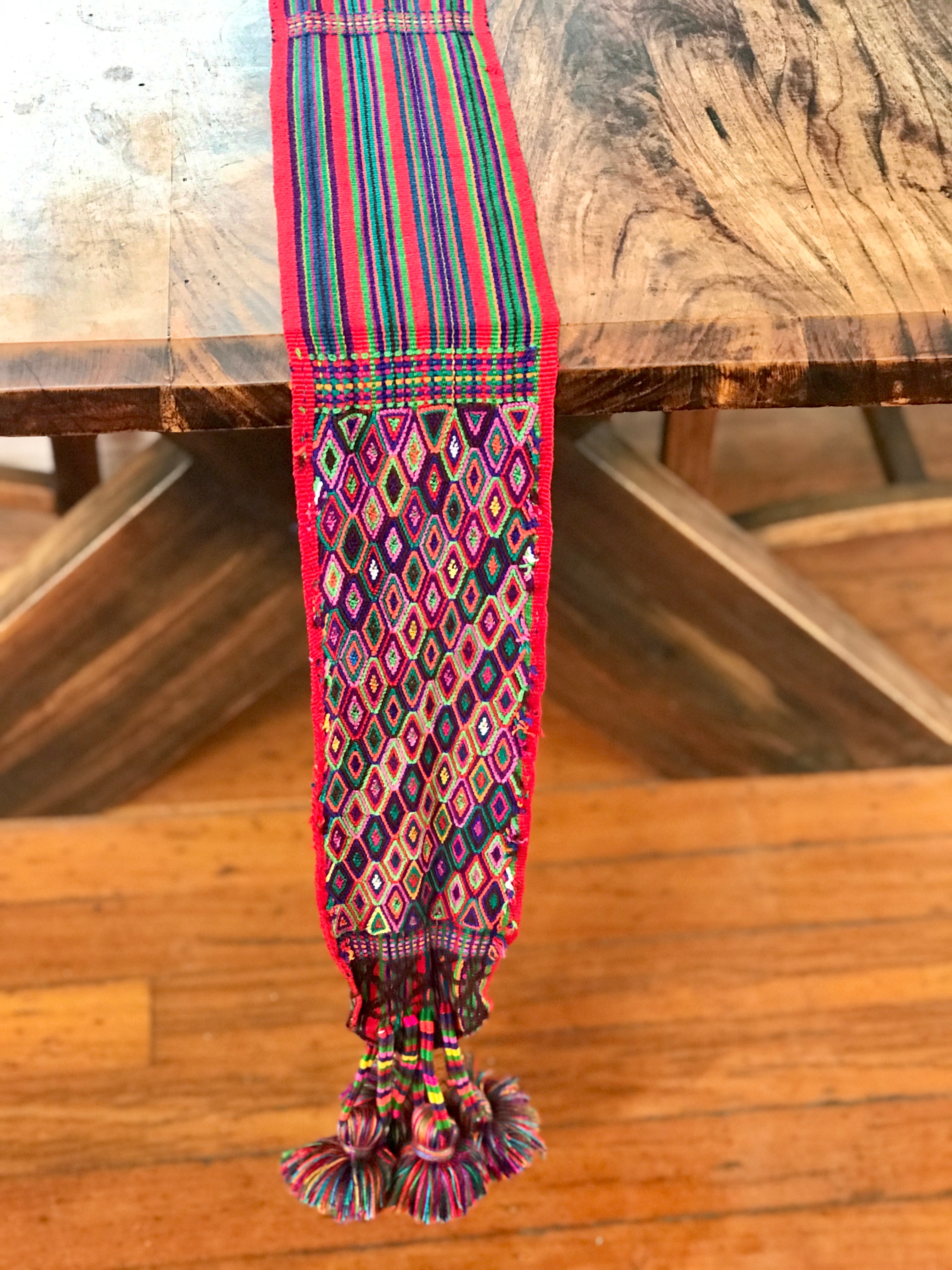 Vintage textile table runner