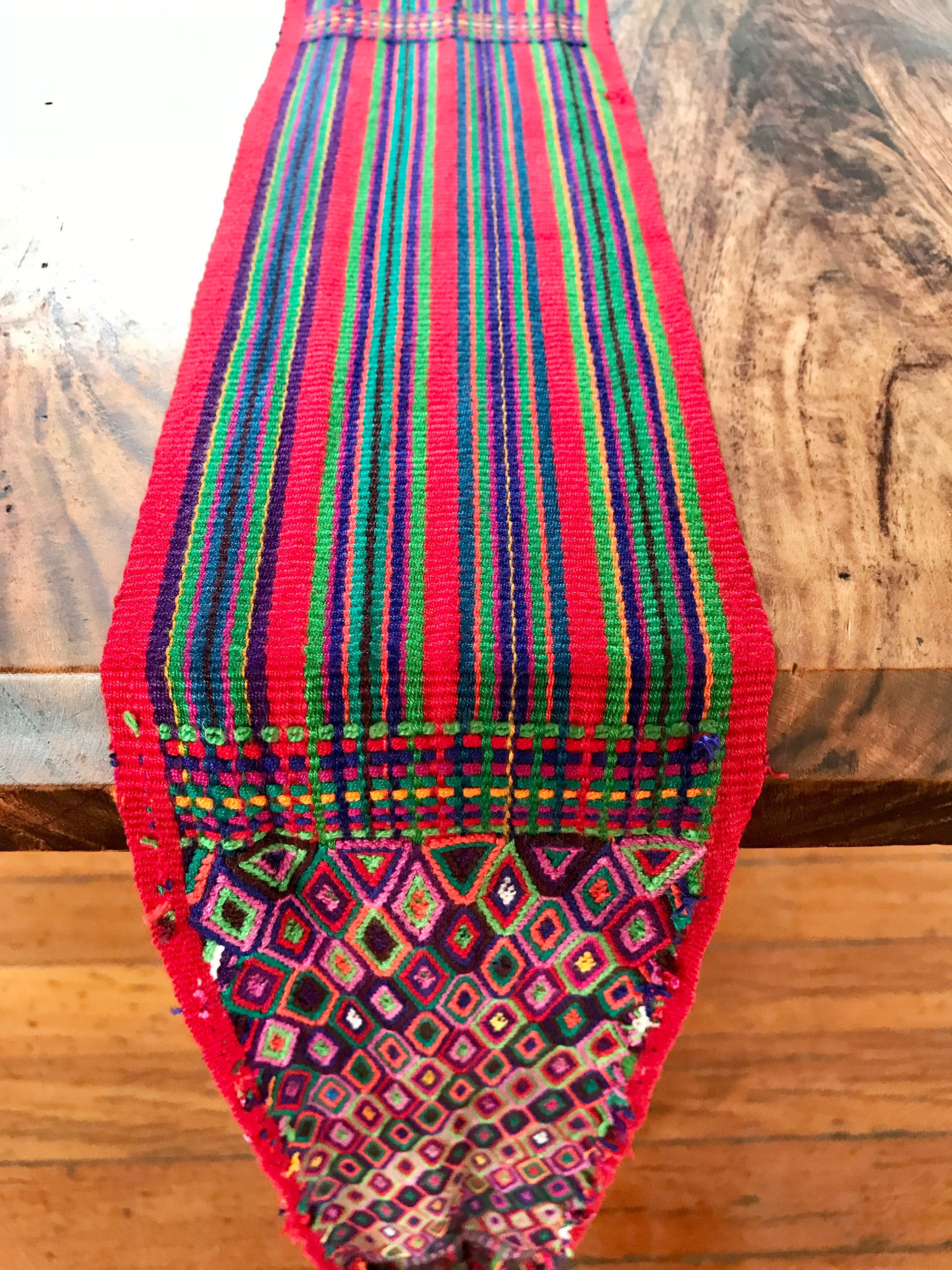 Vintage textile table runner