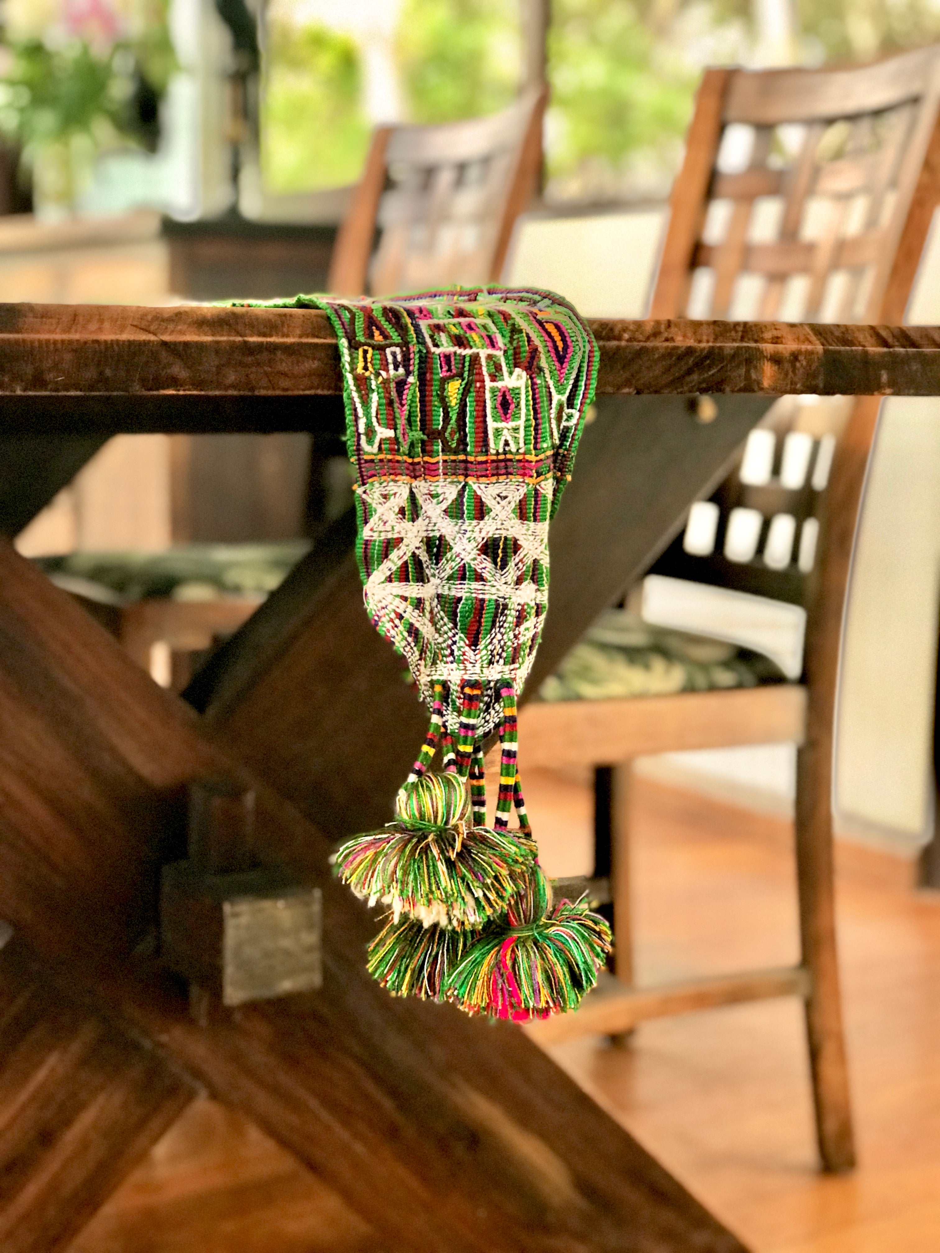 Vintage textile table runner