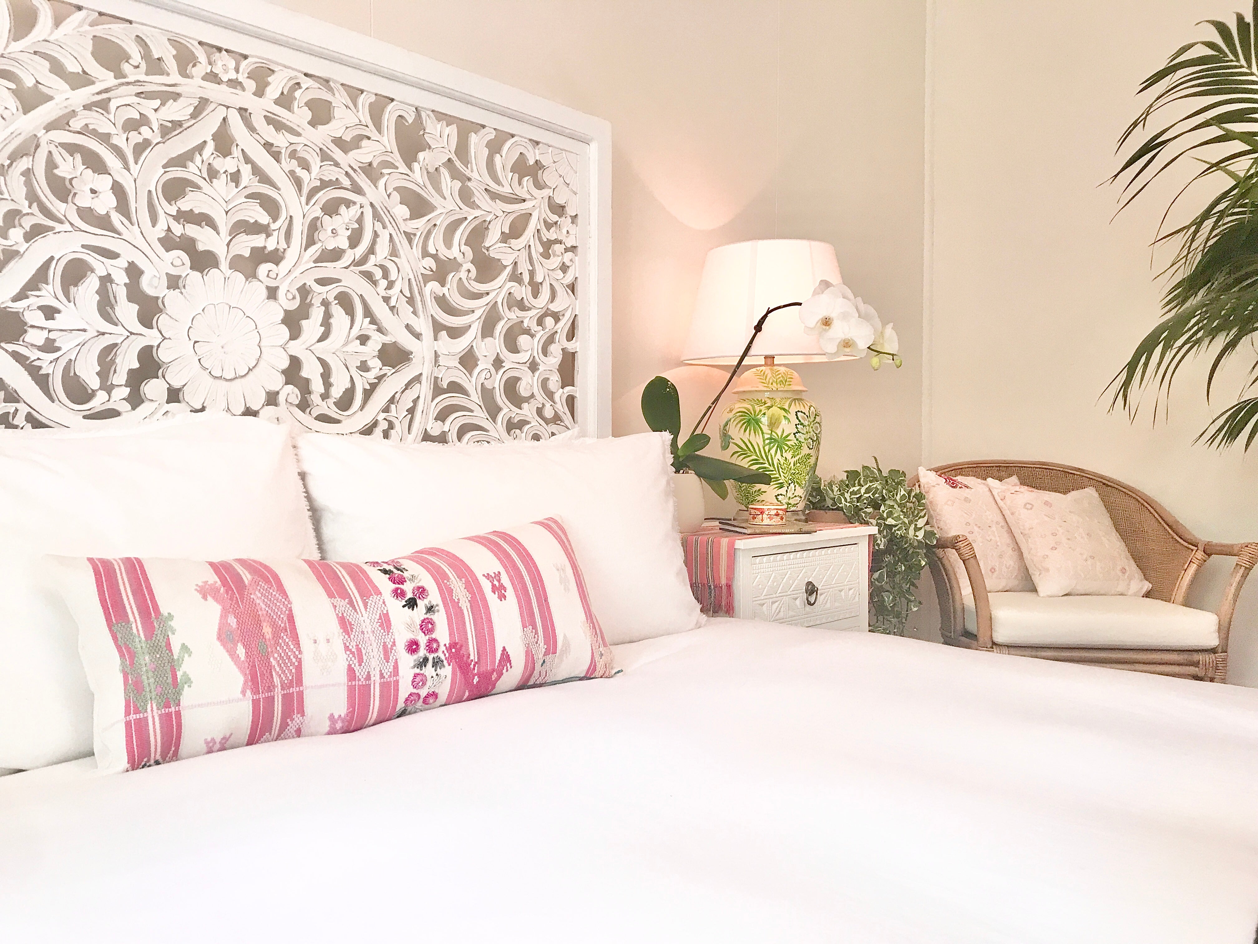 Guatemalan Pillow - Striped Tzute Animals II