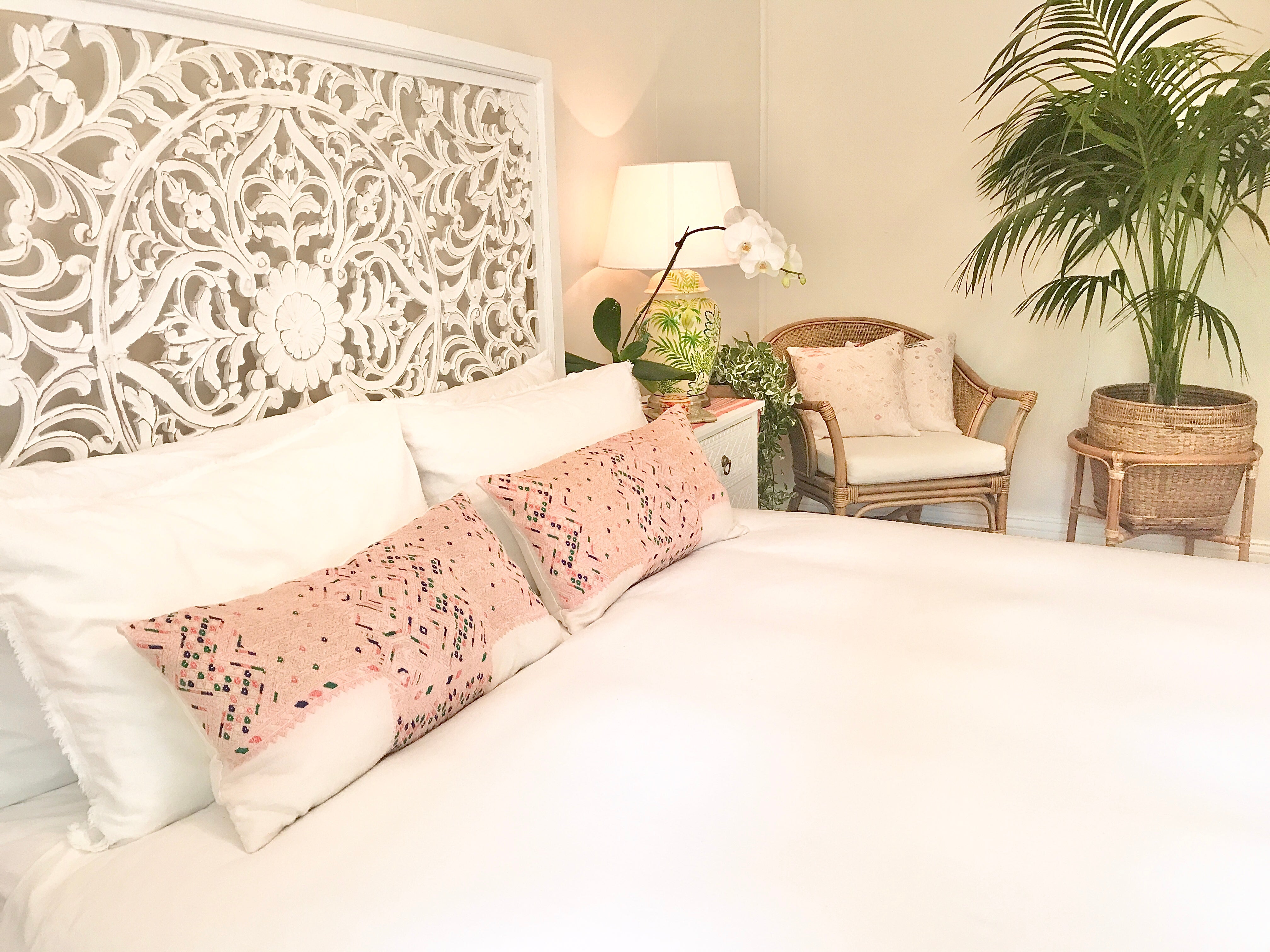 Huipil Pillow - Pink Nahuala IV