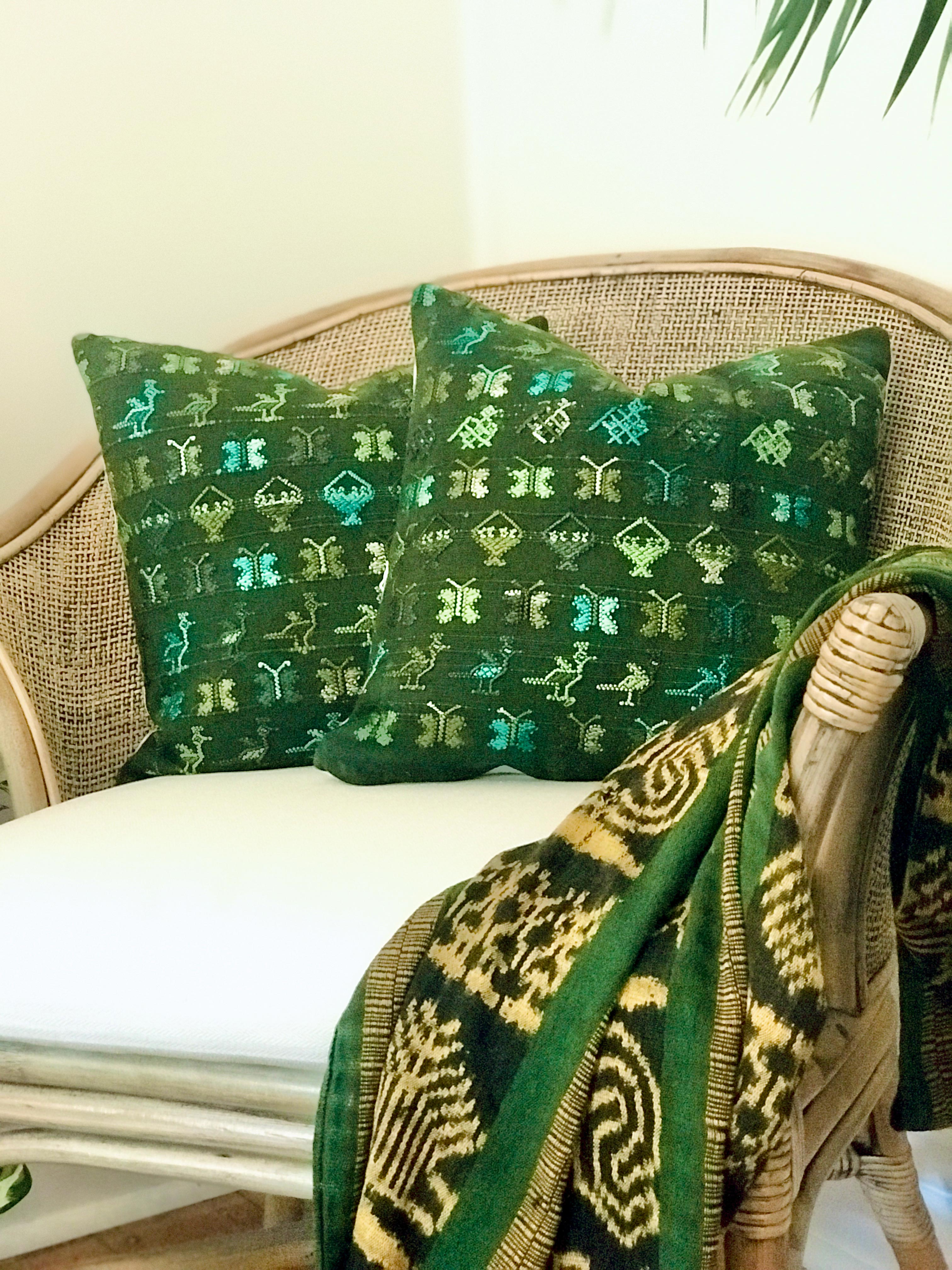 Guatemalan Huipil Pillow - Santa Catarina I