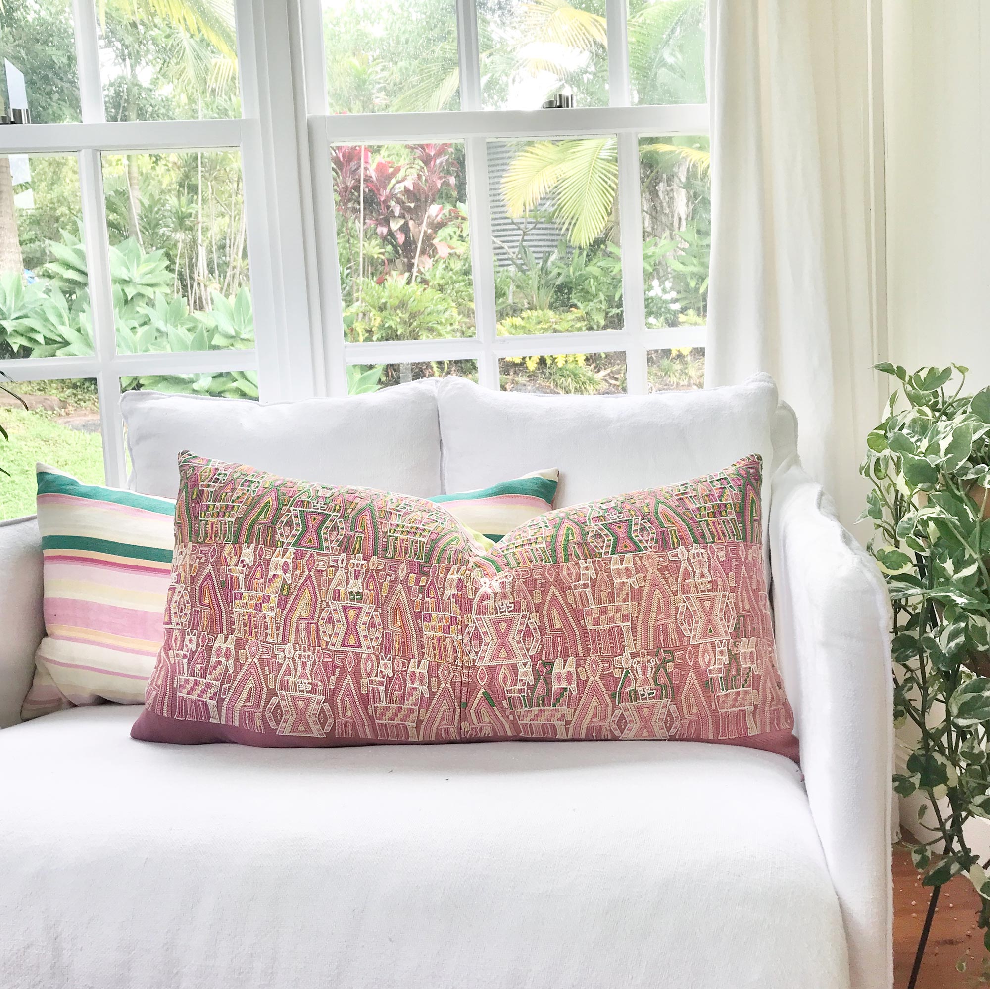 Guatemalan Huipil Pillows - Nebaj VII