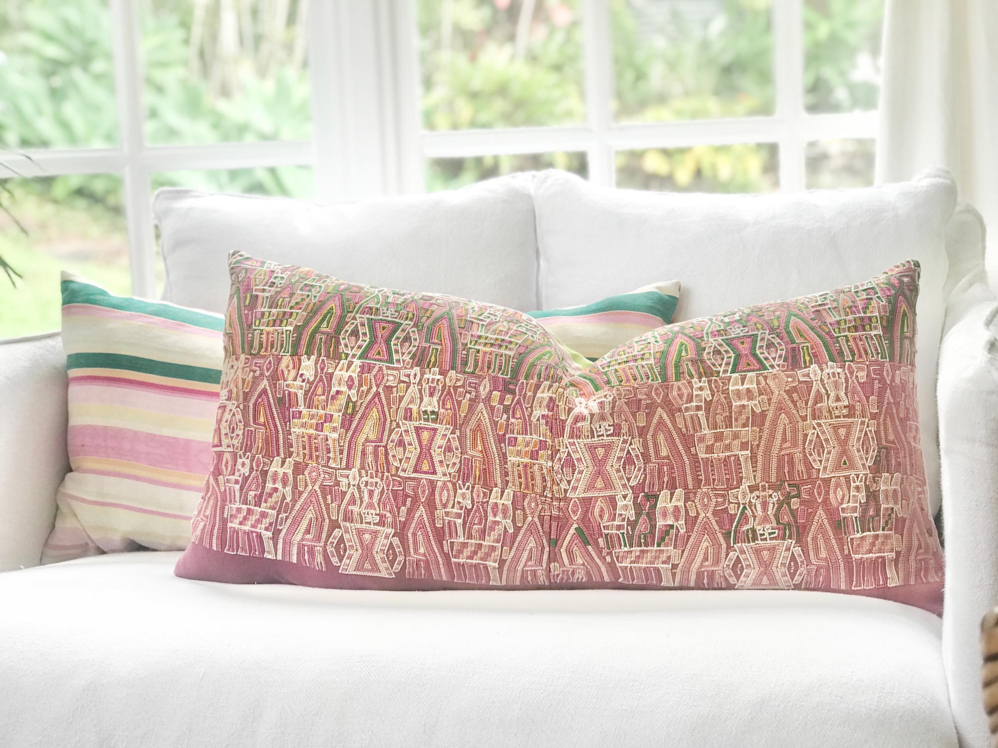 Guatemalan Huipil Pillows - Nebaj VII