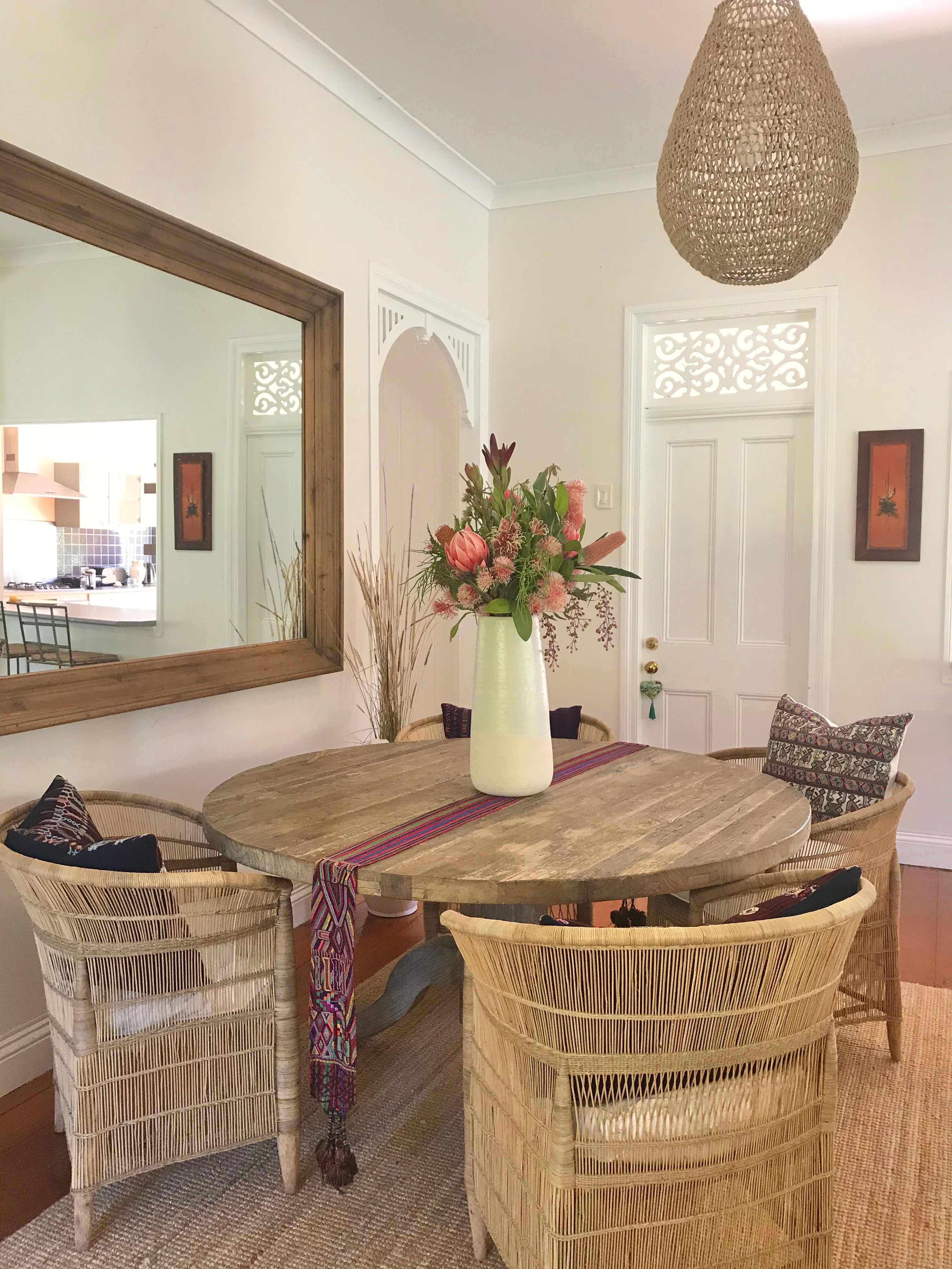 Guatemalan Textile, boho table runner, originally a Nebaj tocoyal