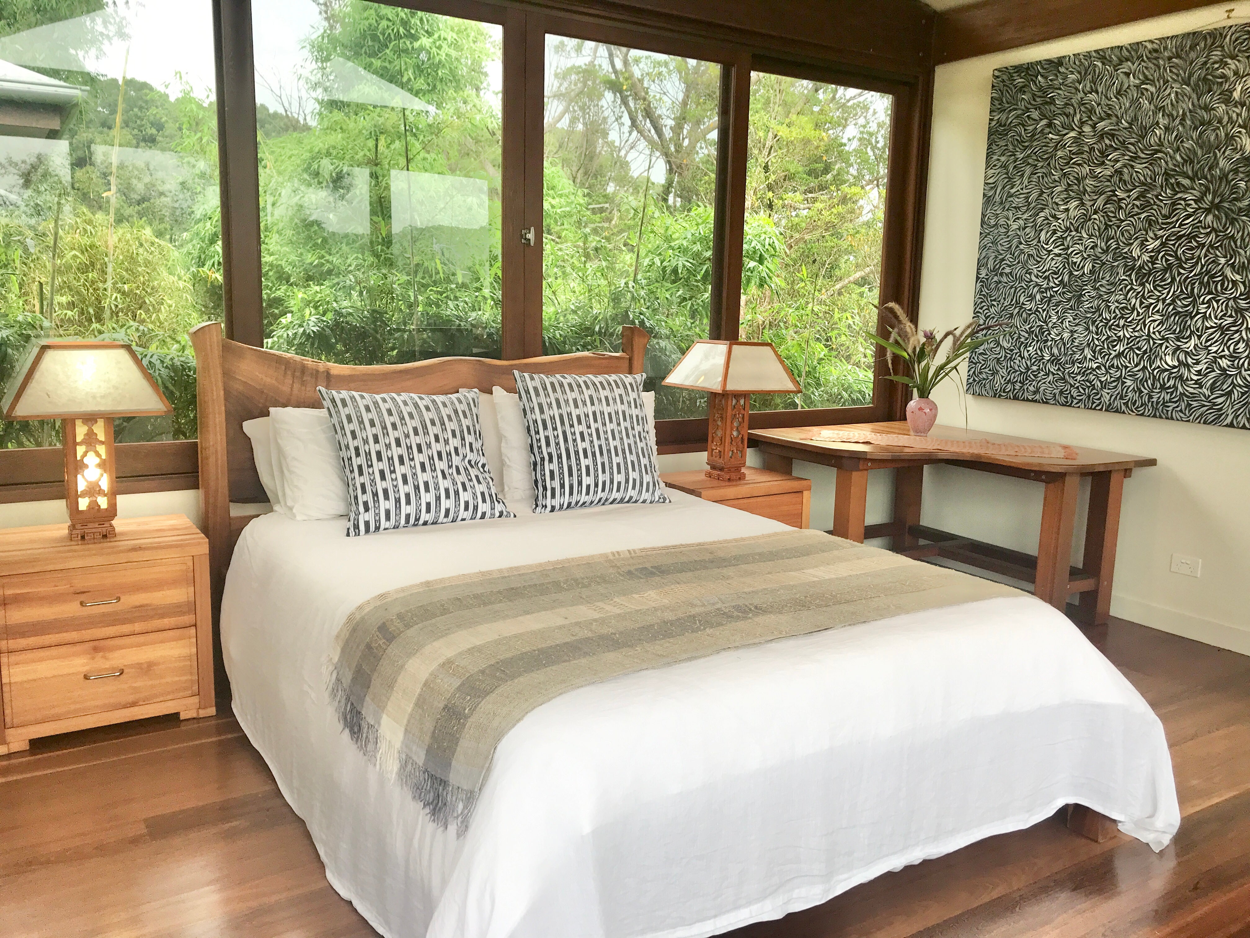 Handwoven Guatemala ikat pillow