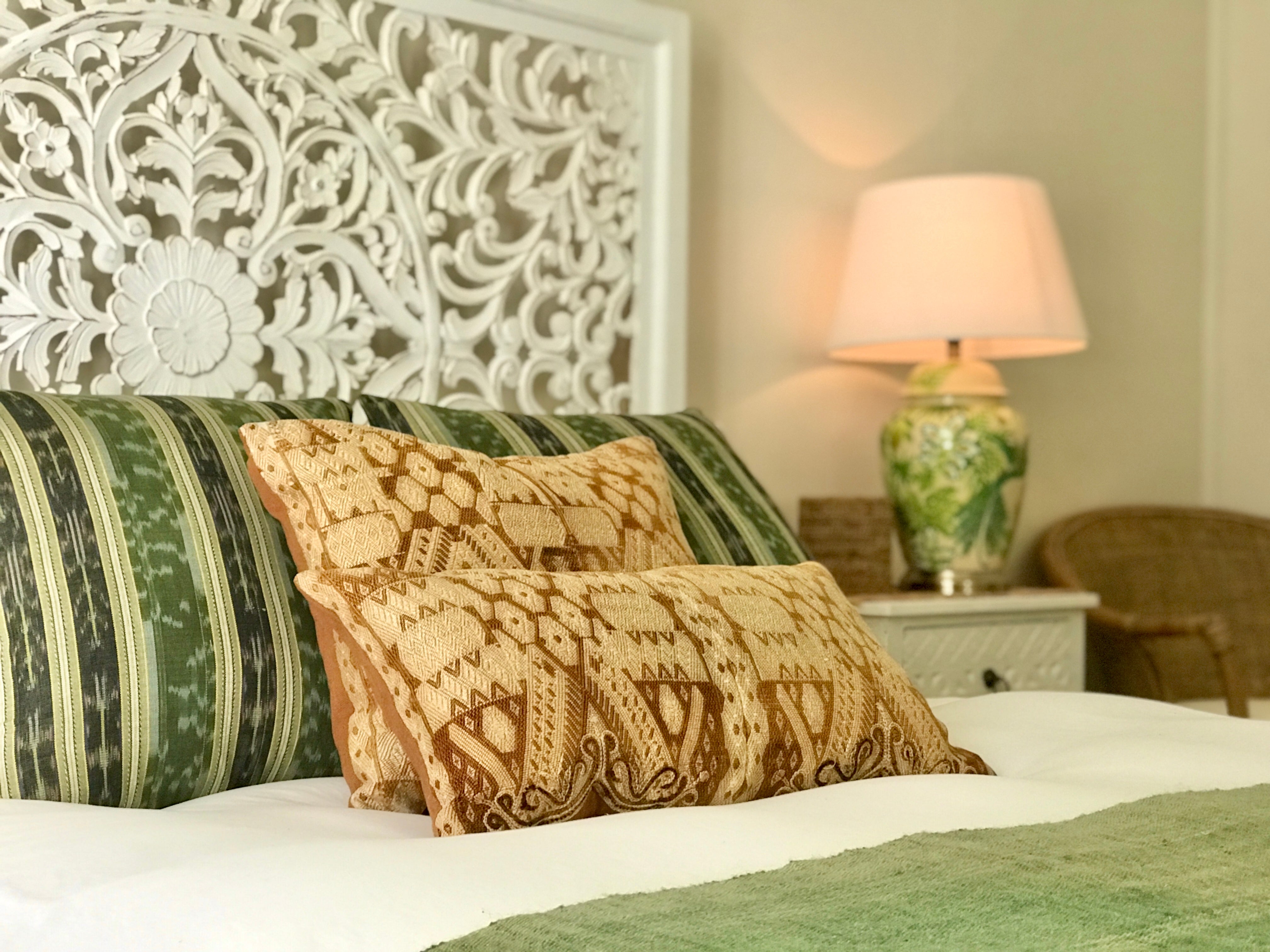 Vintage Textile Cushion - Geometric Chichicastenango XXXI