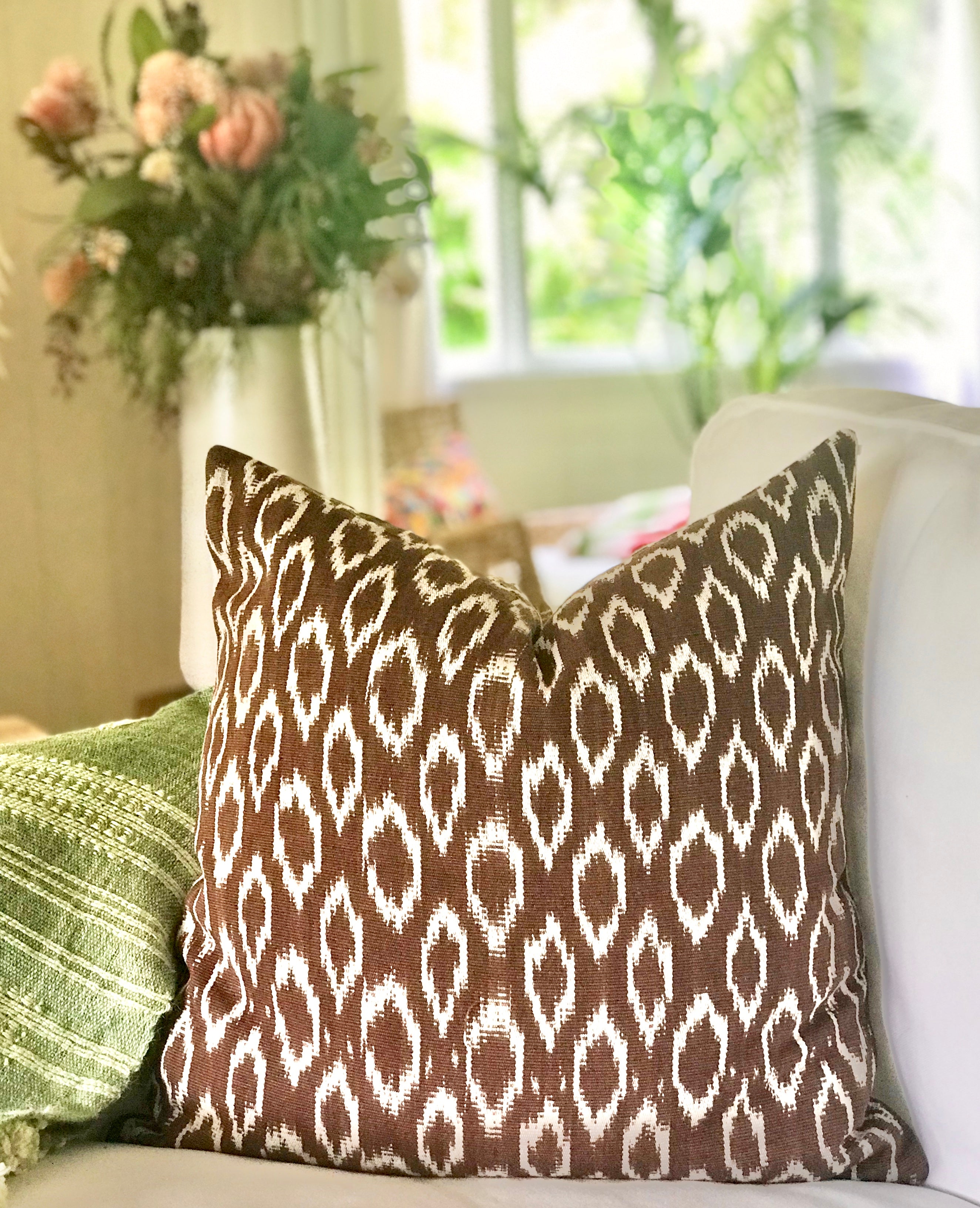 Guatemalan textile pillow