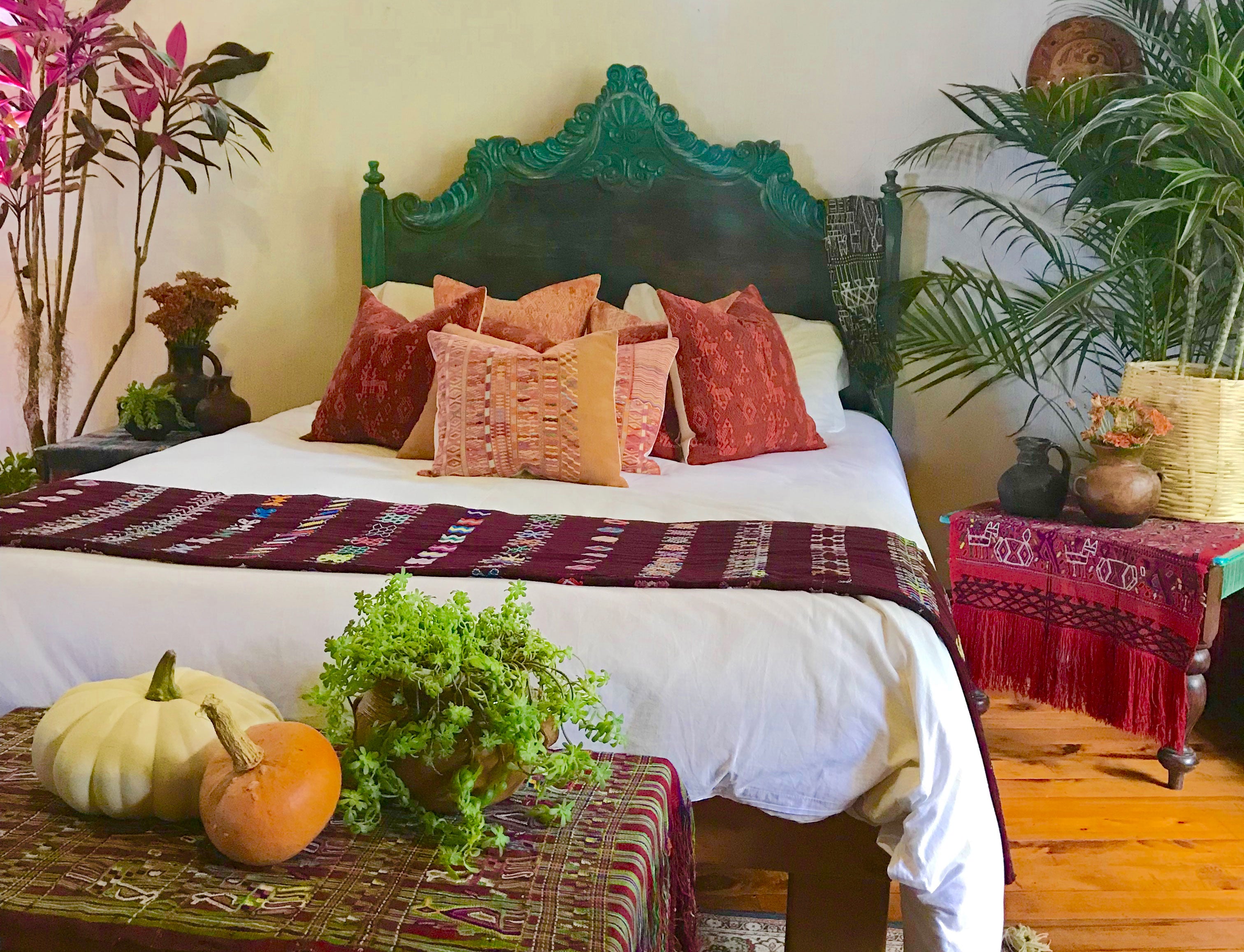 Guatemalan Textile - Red Dawn