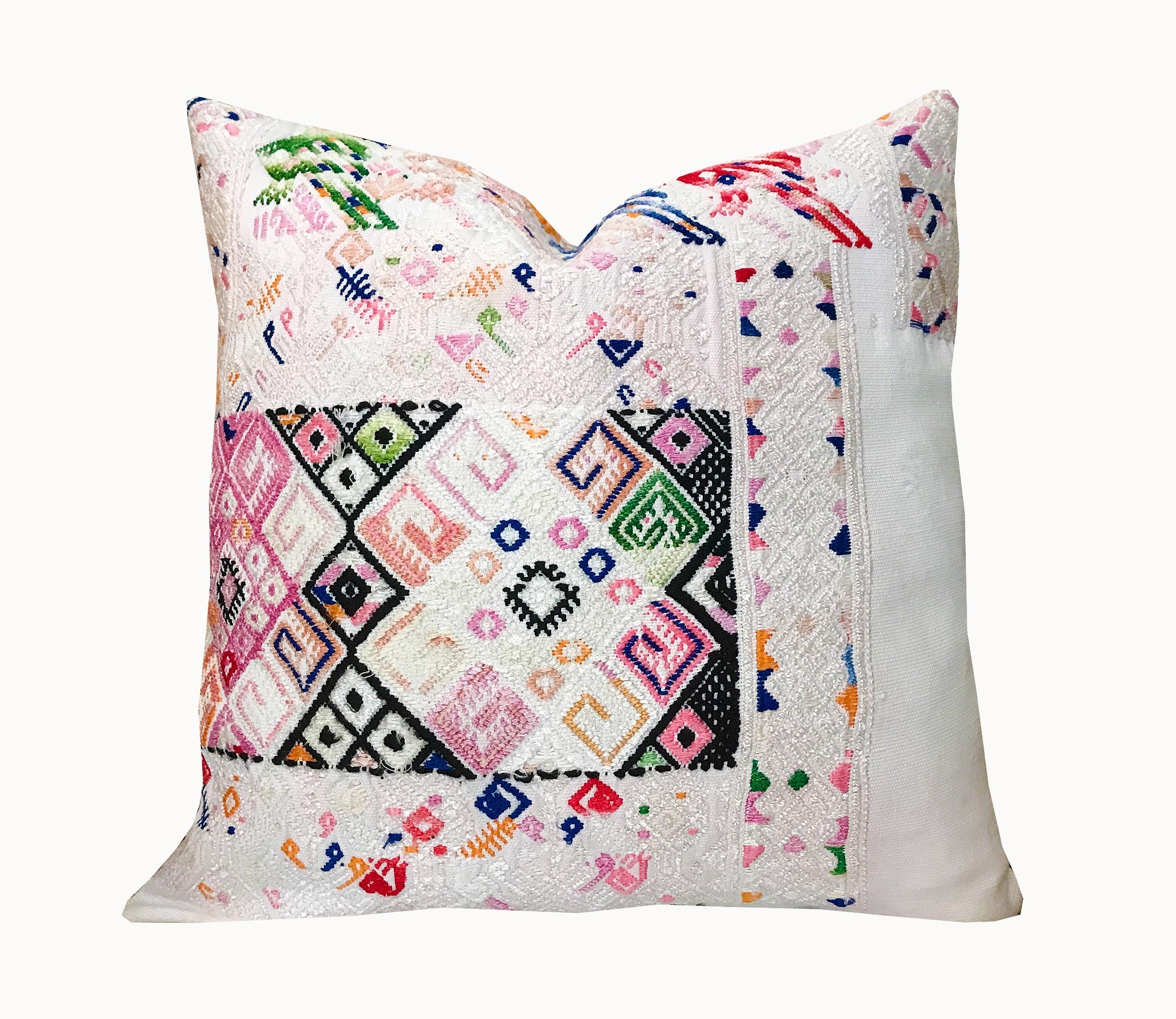 Huipil Pillow - Abstract Nahuala II