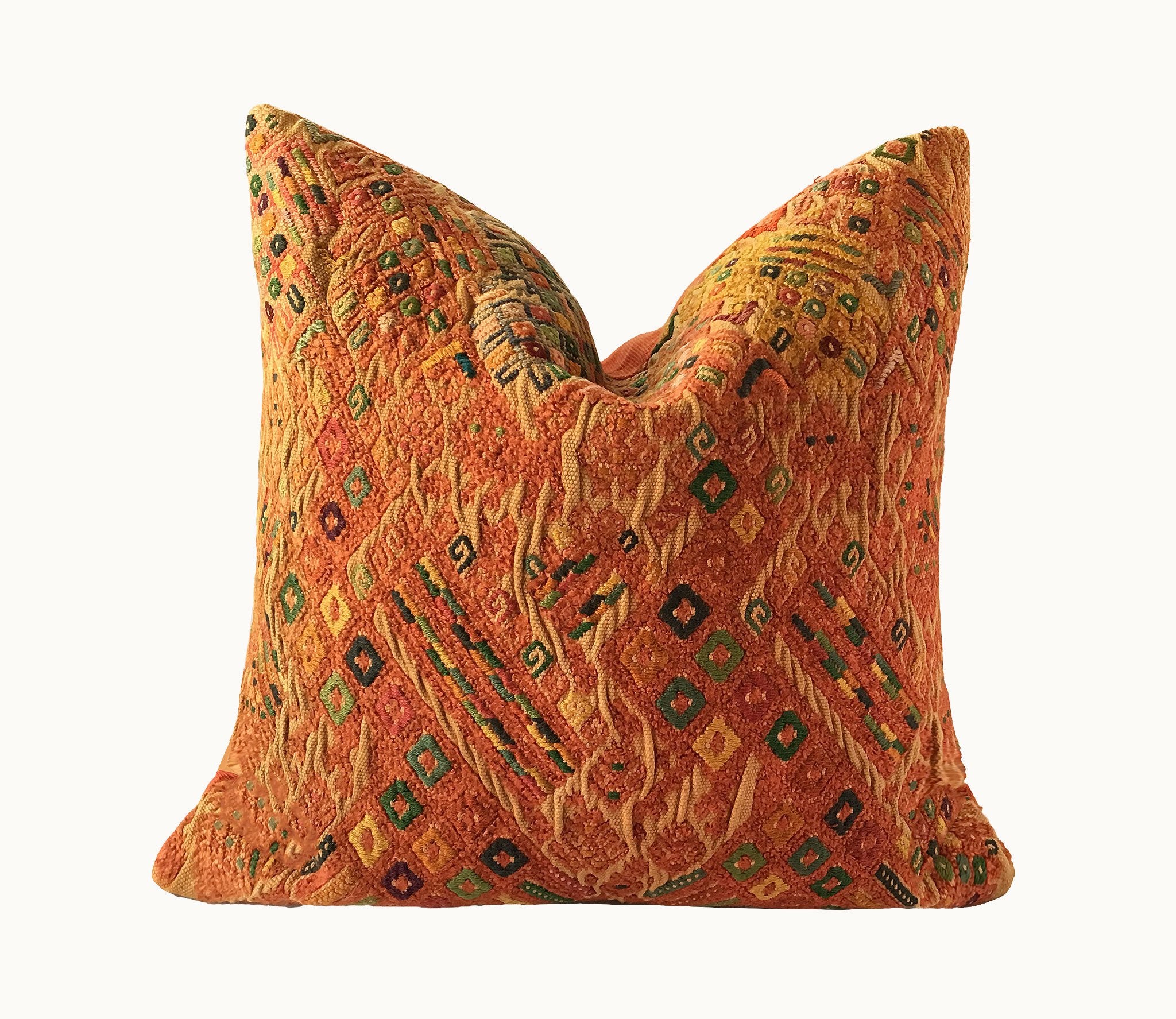 Guatemalan textiles, huipil pillow - Lamour Artisans