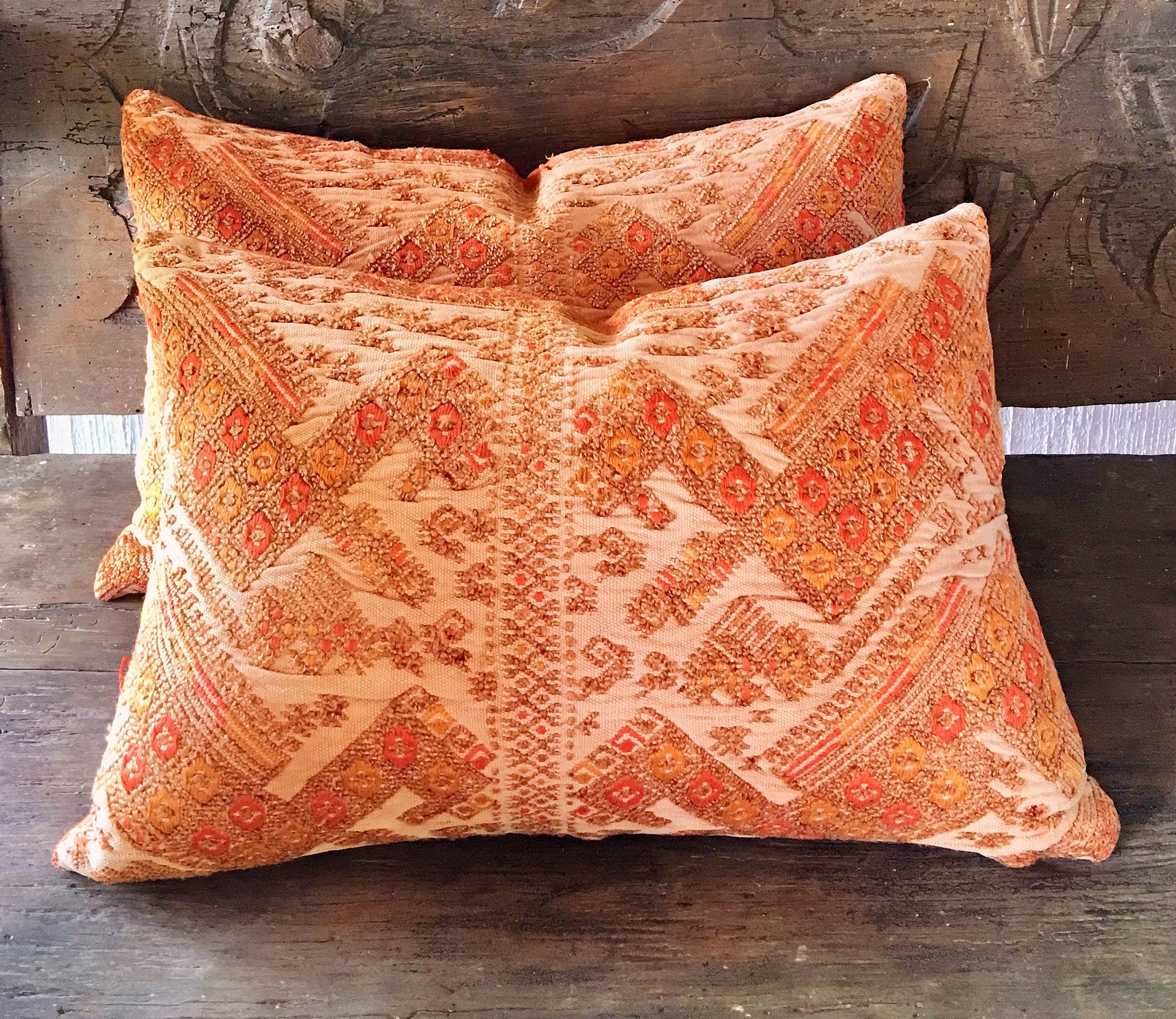 Guatemalan textiles, huipil pillow - Lamour Artisans
