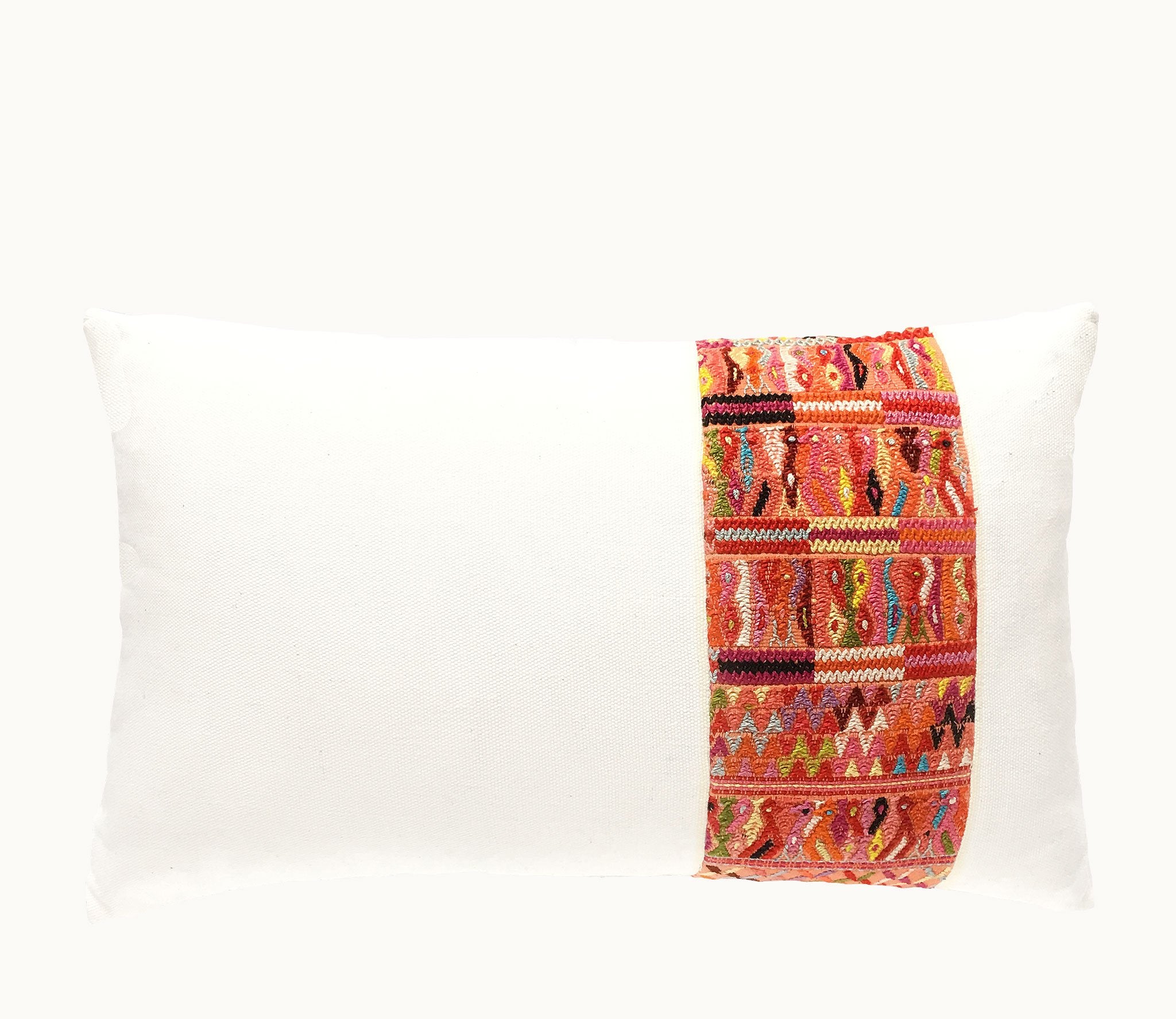 Guatemalan textiles, huipil pillow - Lamour Artisans