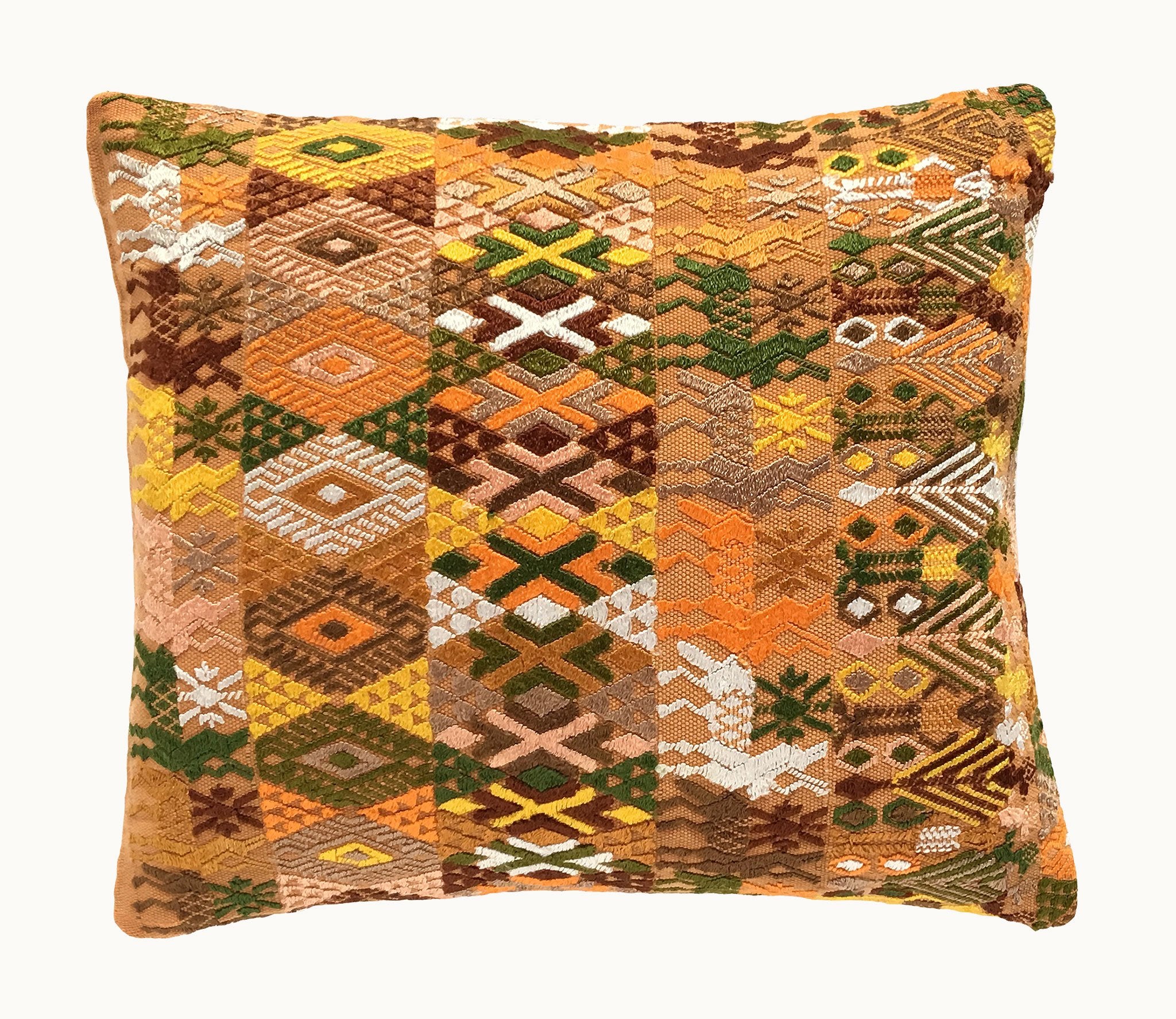 Guatemalan textiles, huipil pillow - Lamour Artisans
