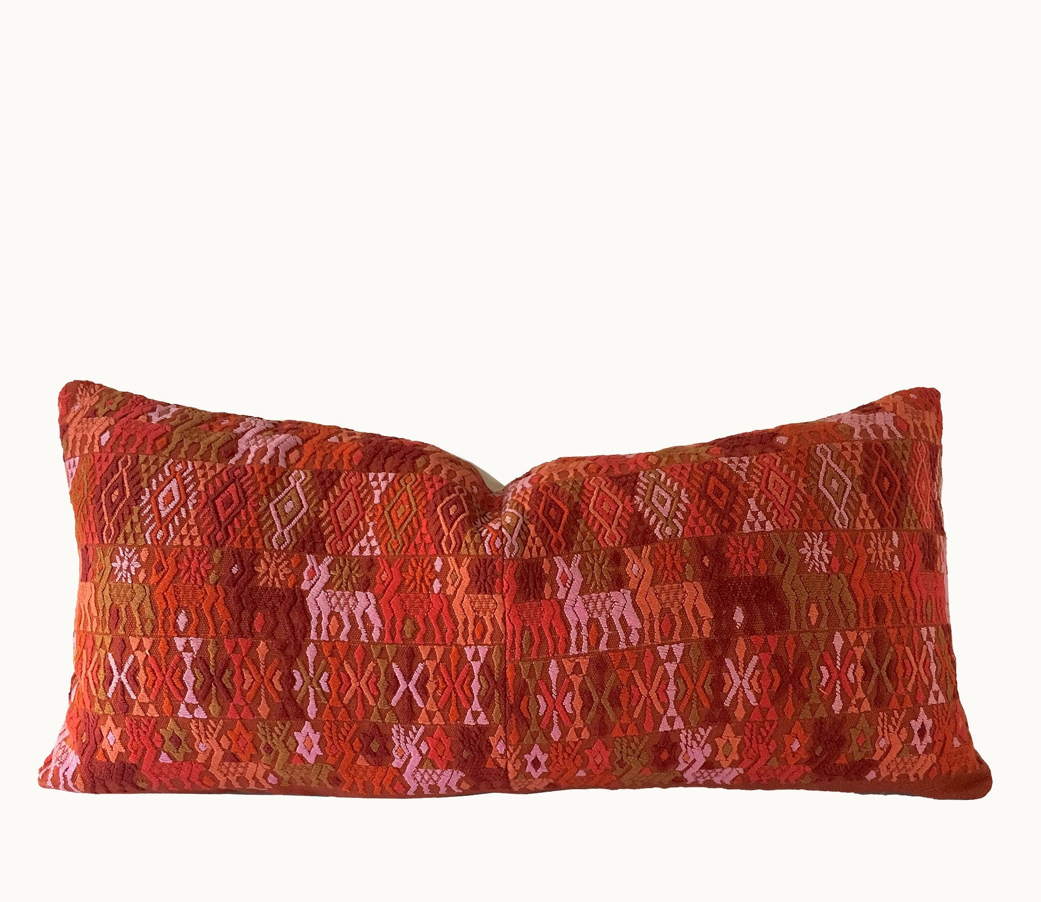 Guatemalan textiles, huipil pillow - Lamour Artisans