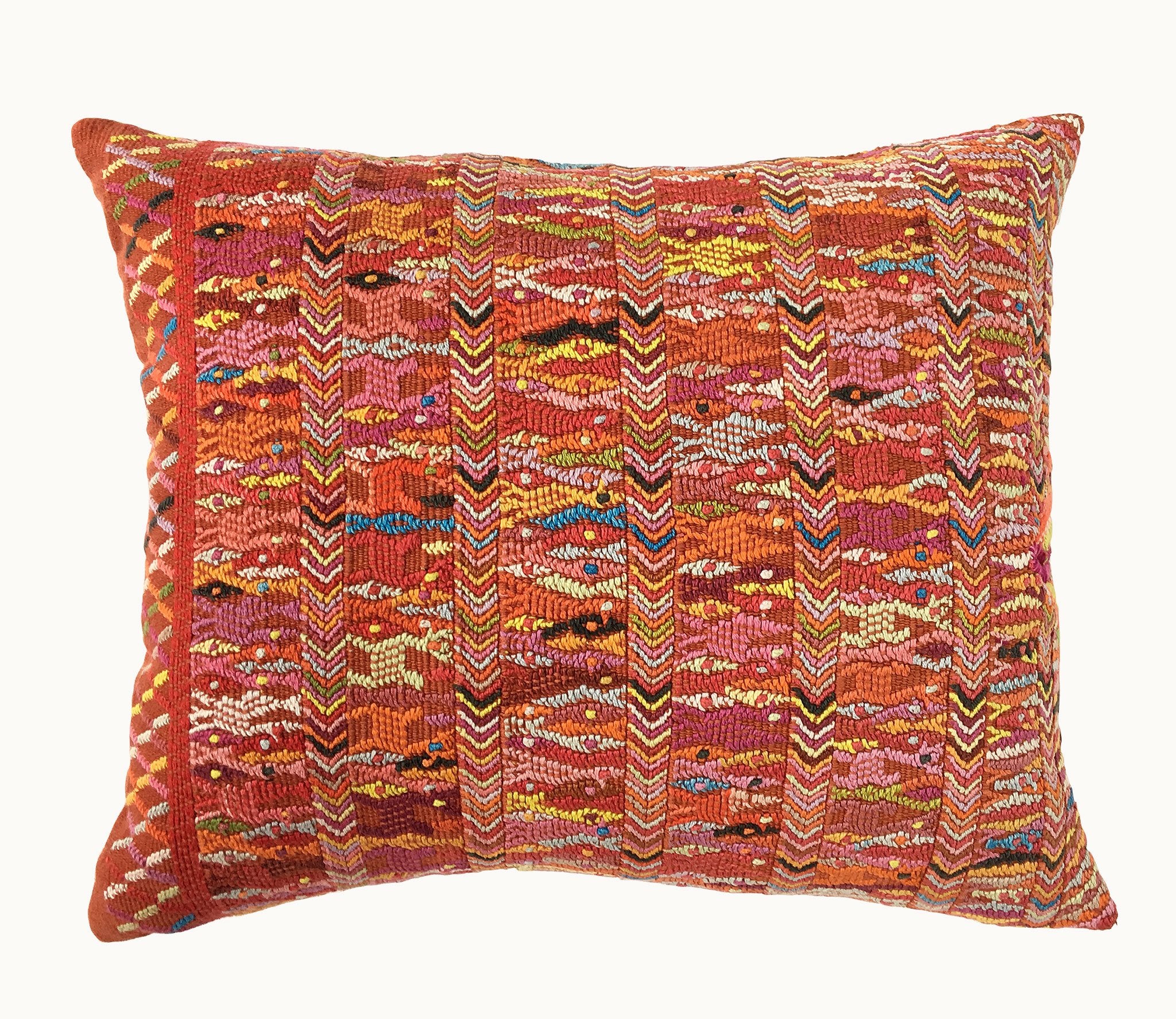 Guatemalan textiles, huipil pillow - Lamour Artisans