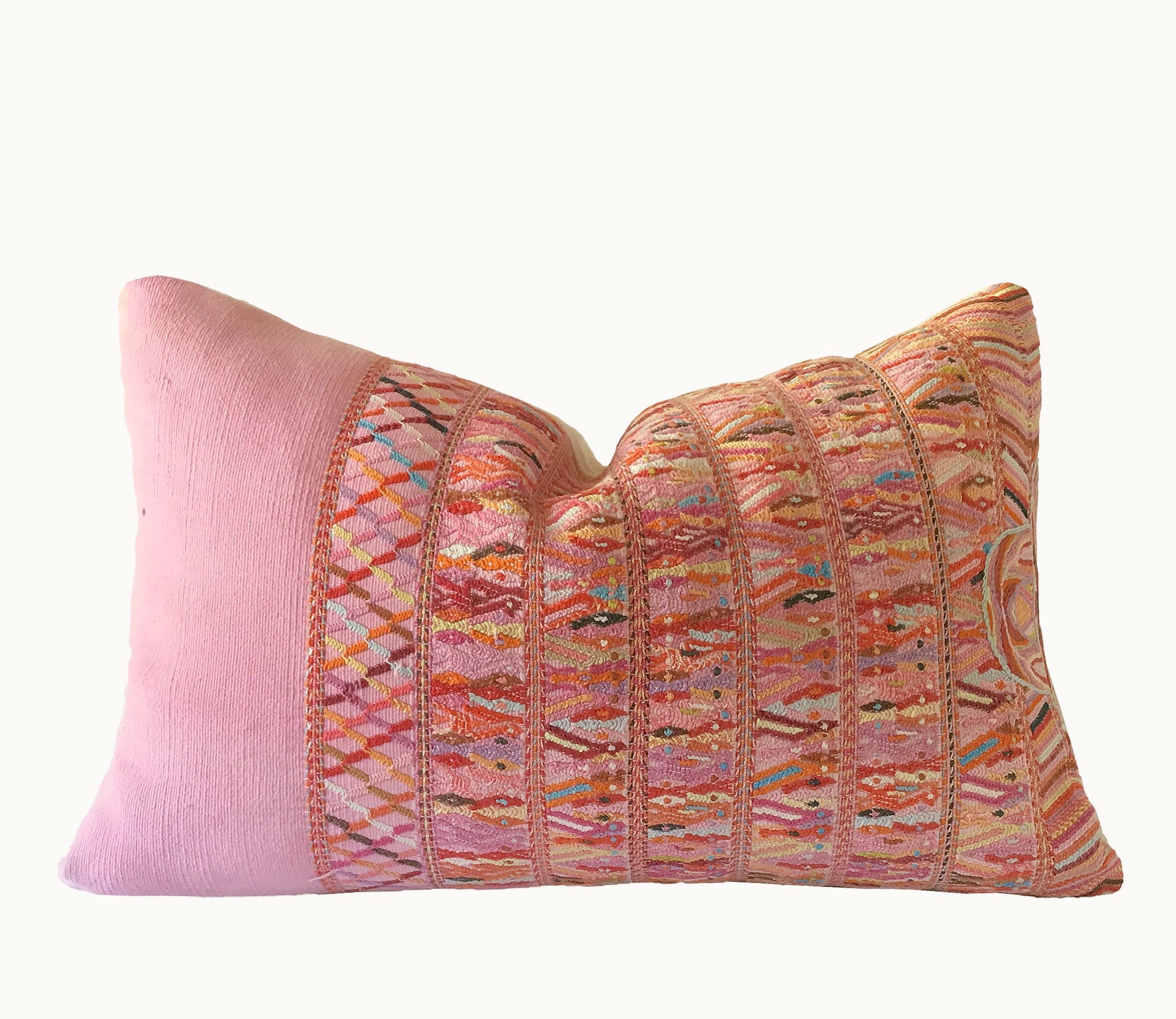Guatemalan textiles, huipil pillow - Lamour Artisans