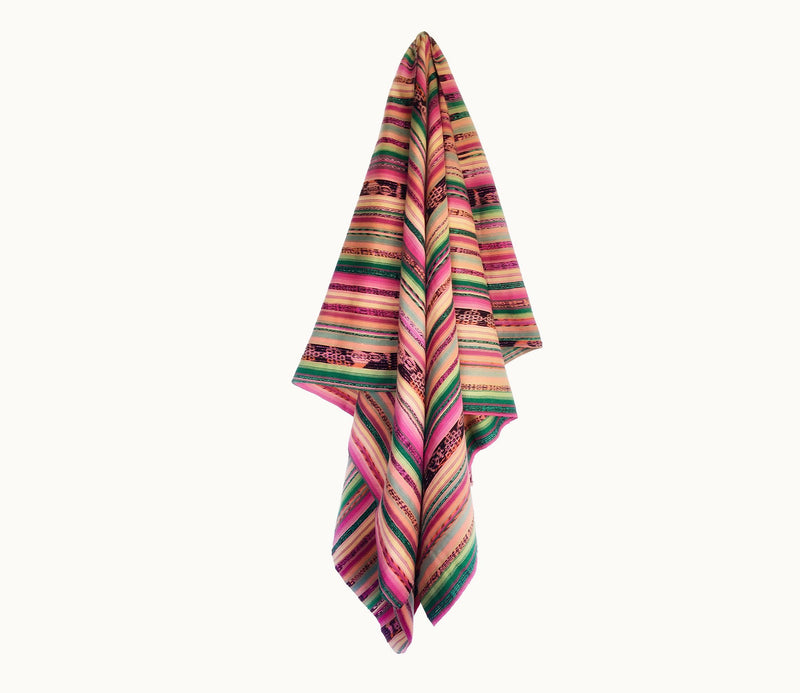 Guatemalan textiles, ikat pillow - Lamour Artisans