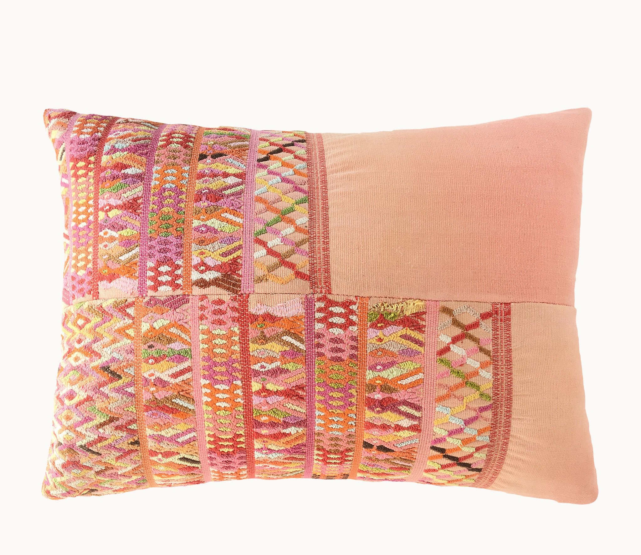 Guatemalan textiles, huipil pillow - Lamour Artisans