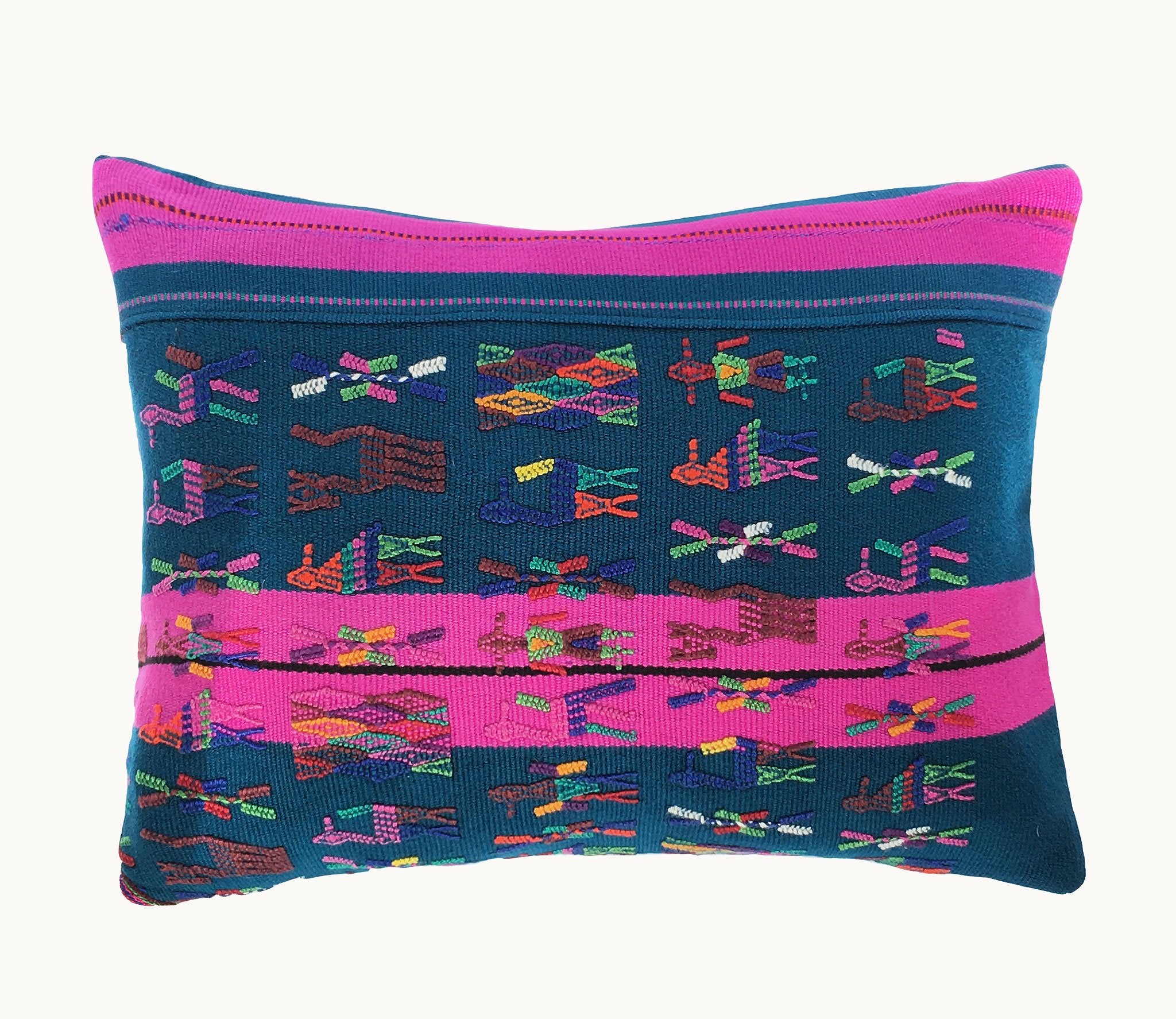Guatemalan textiles, huipil pillow - Lamour Artisans