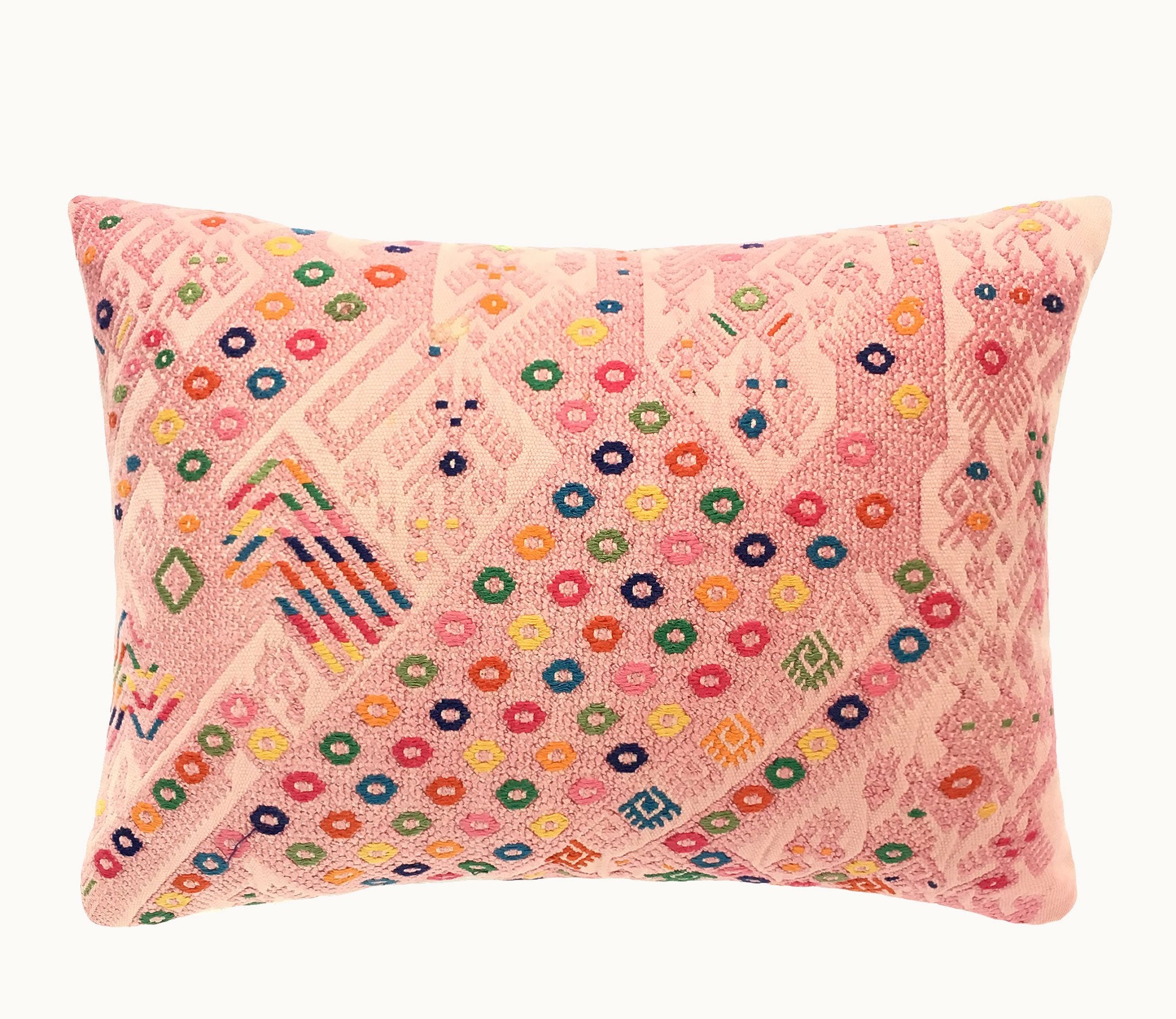 Guatemalan textiles, huipil pillow - Lamour Artisans