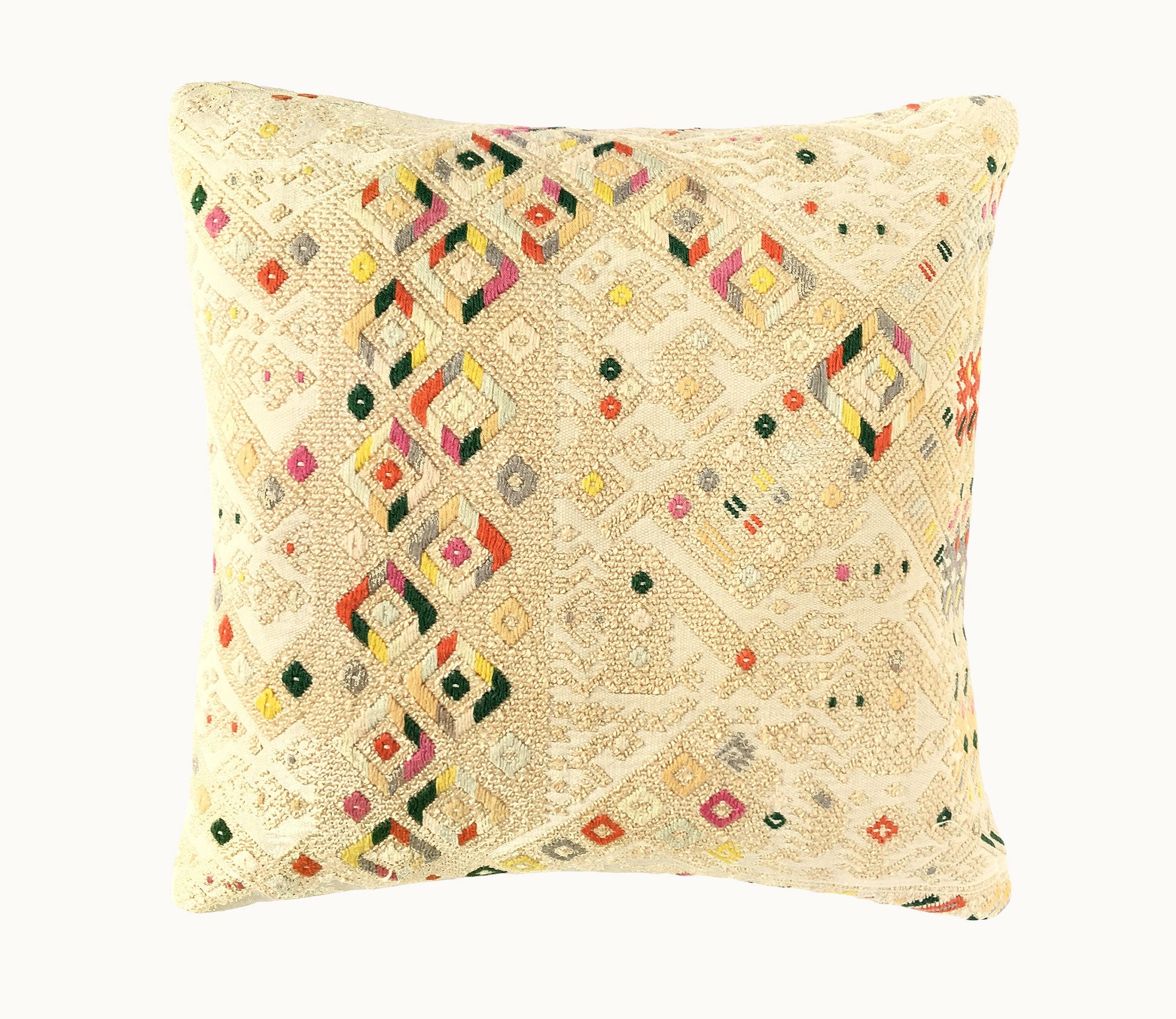 Guatemalan textiles, huipil pillow - Lamour Artisans