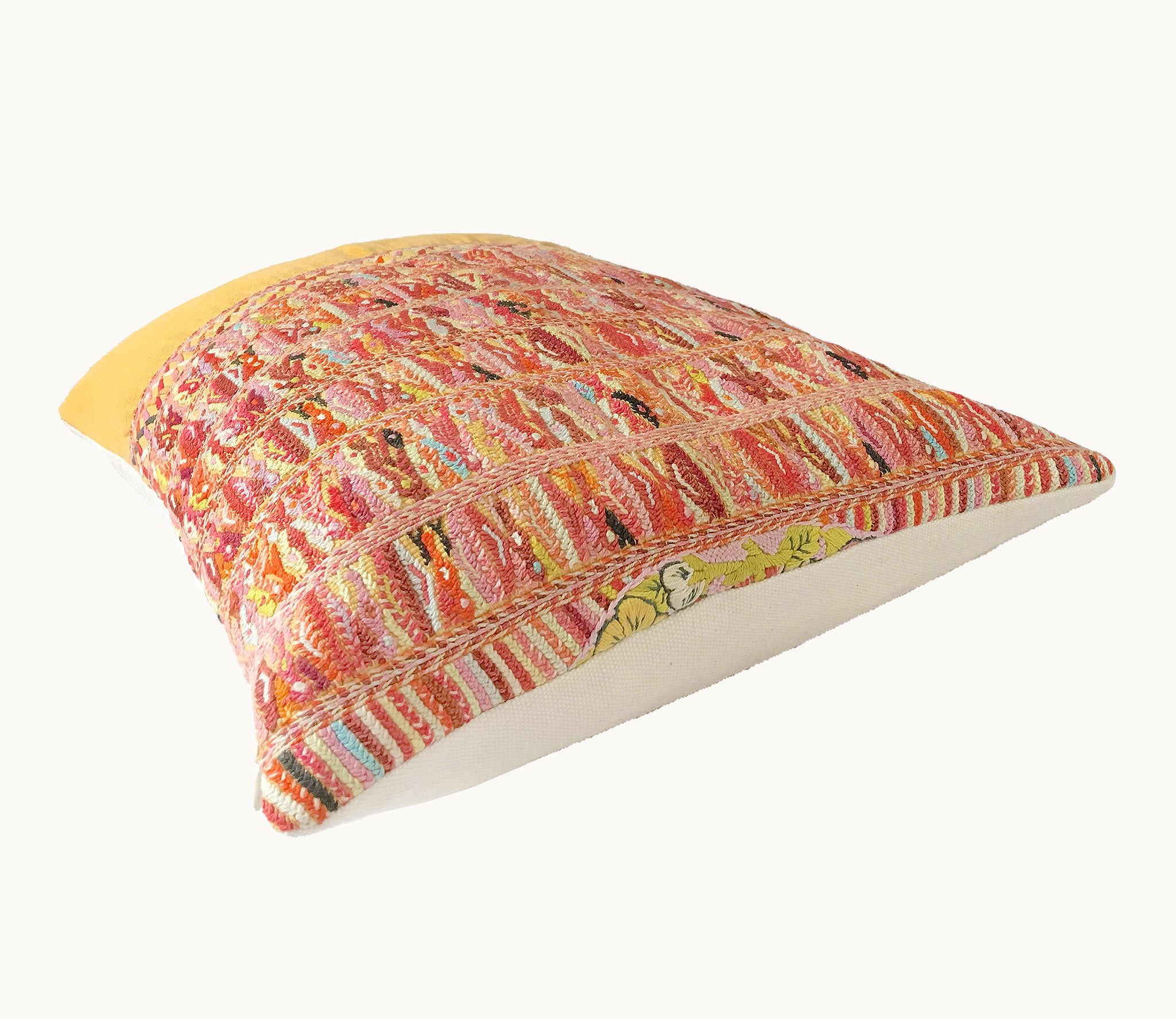 Guatemalan textiles, huipil pillow - Lamour Artisans