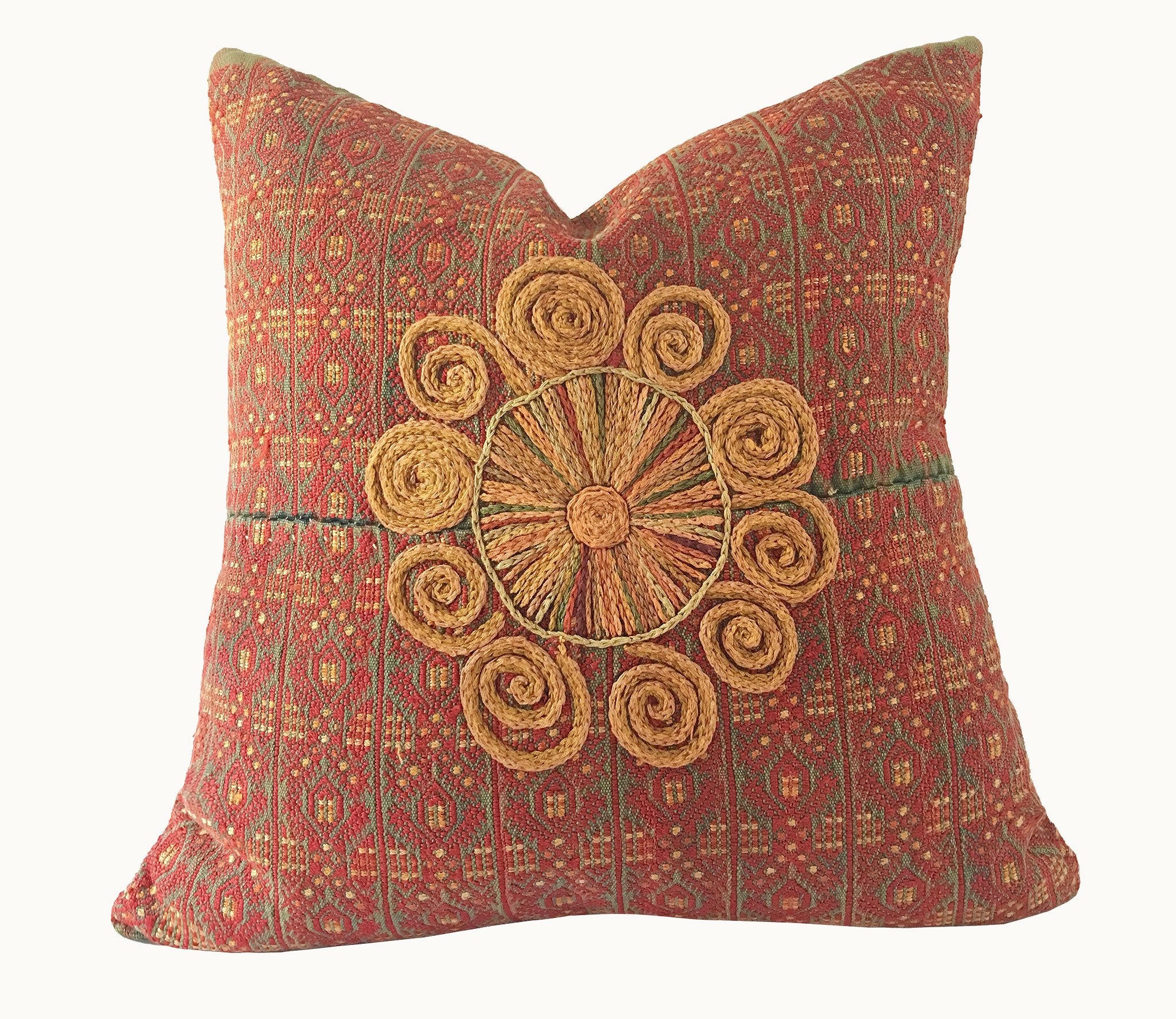 Guatemalan textiles, huipil pillow - Lamour Artisans