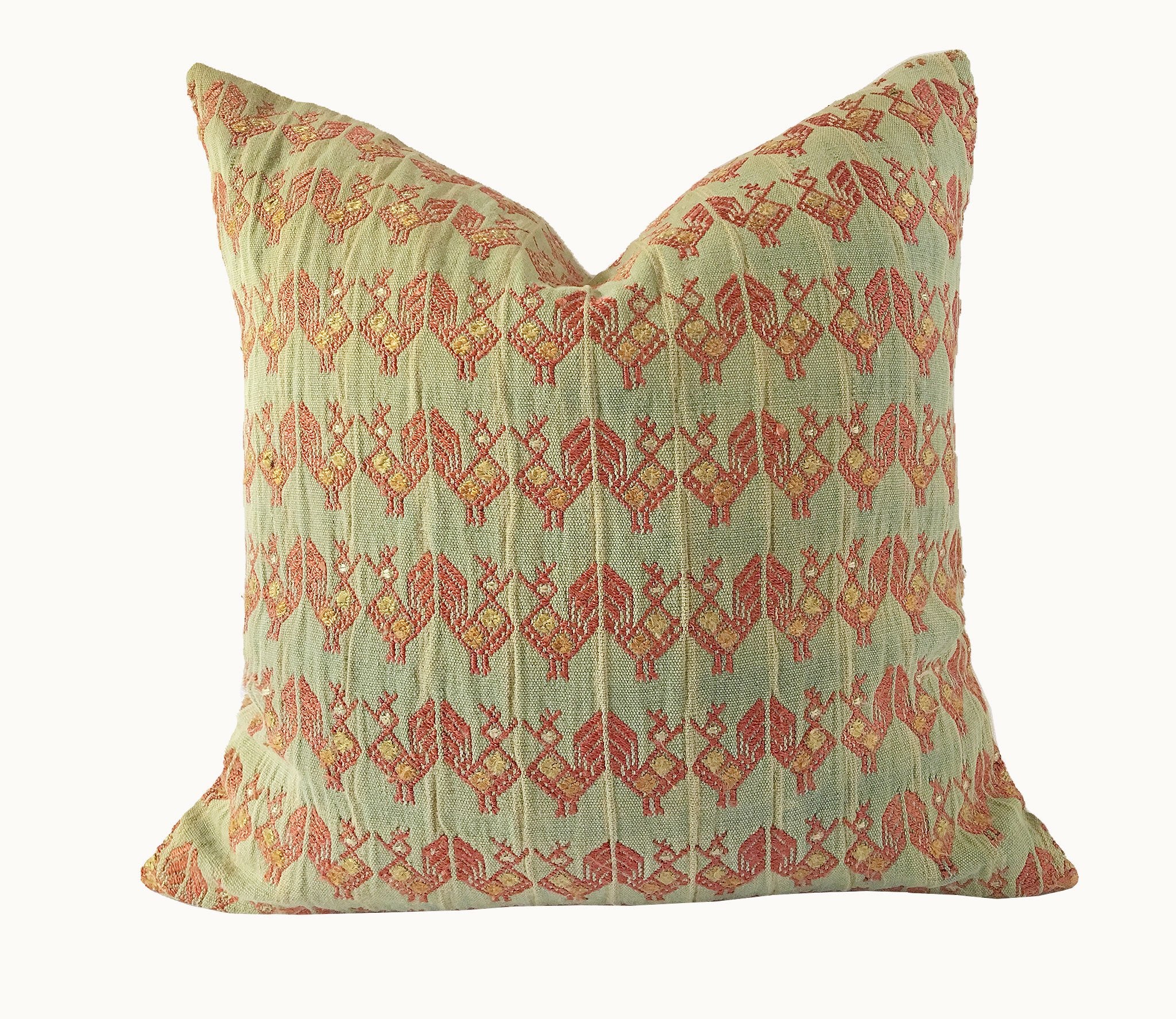 Guatemalan textiles, huipil pillow - Lamour Artisans