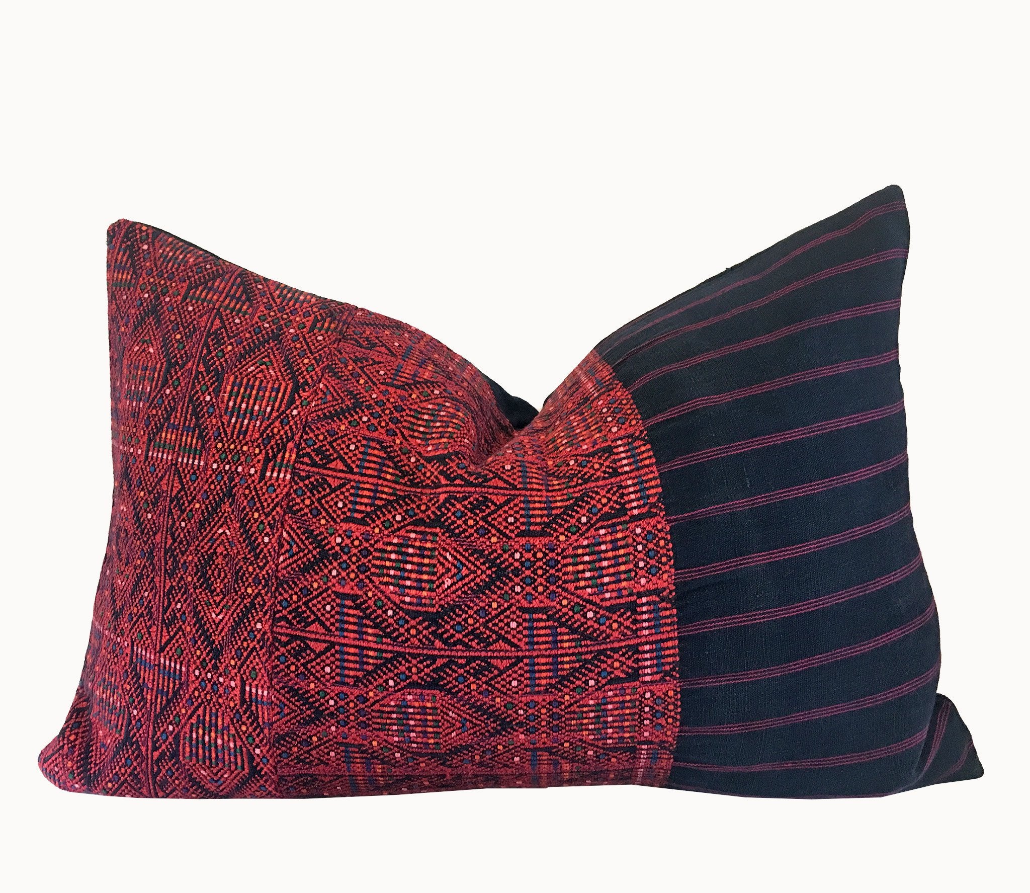 Guatemalan textiles, huipil pillow - Lamour Artisans