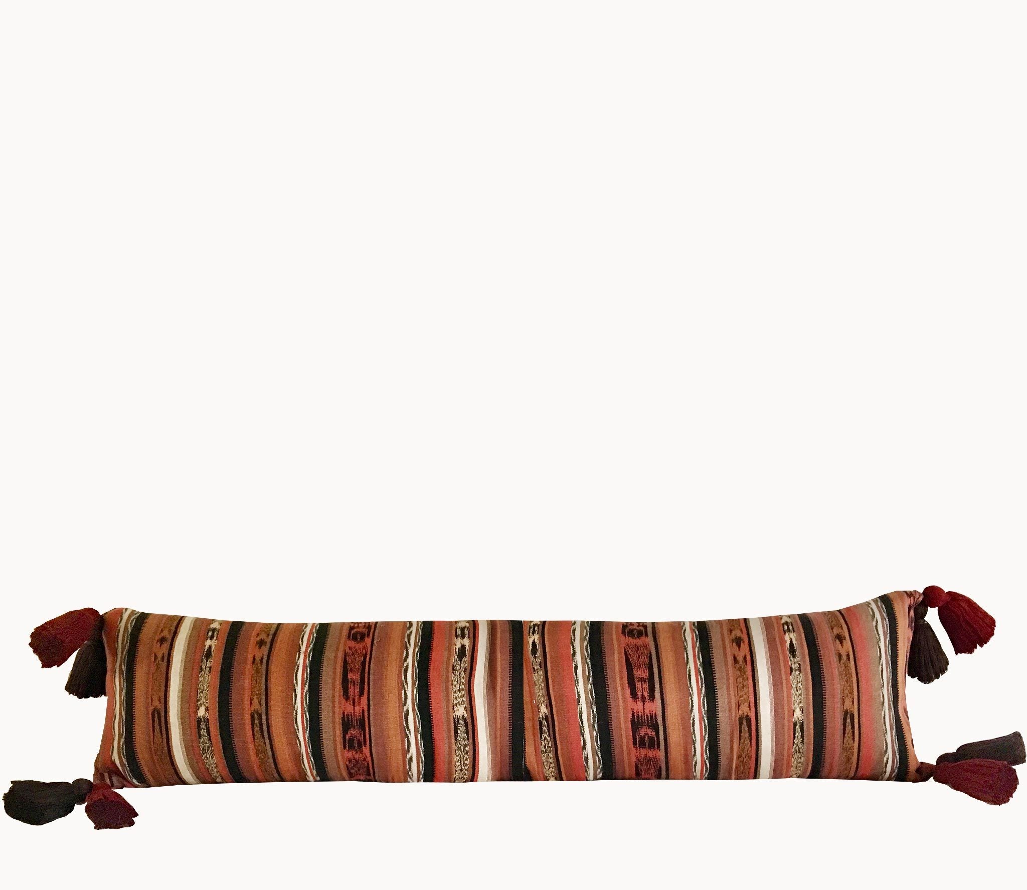 Guatemalan textiles, ikat pillow - Lamour Artisans