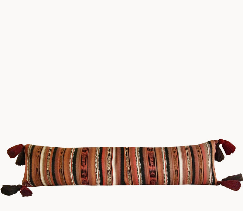 Guatemalan textiles, ikat pillow - Lamour Artisans
