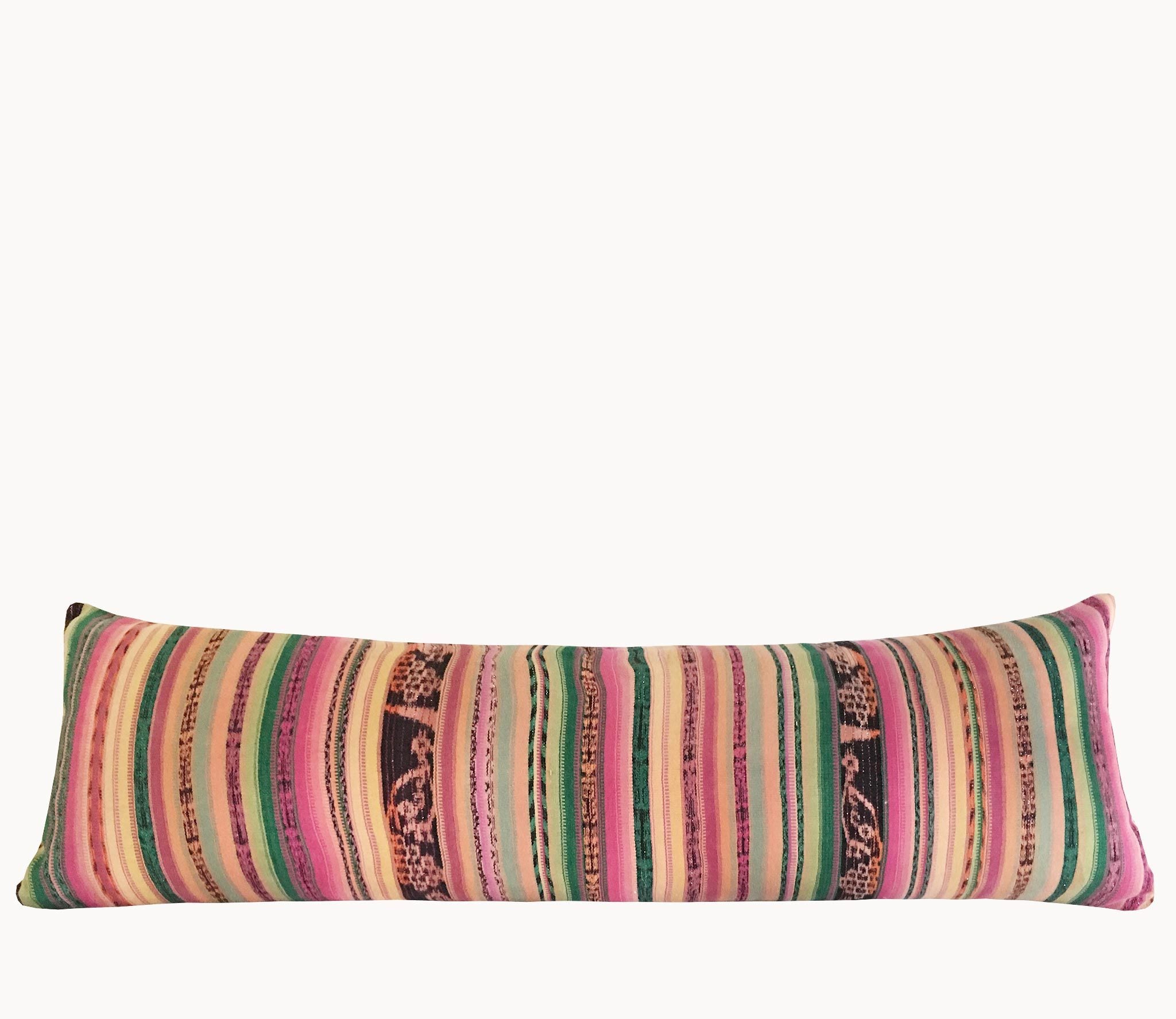 Guatemalan textiles, ikat pillow - Lamour Artisans
