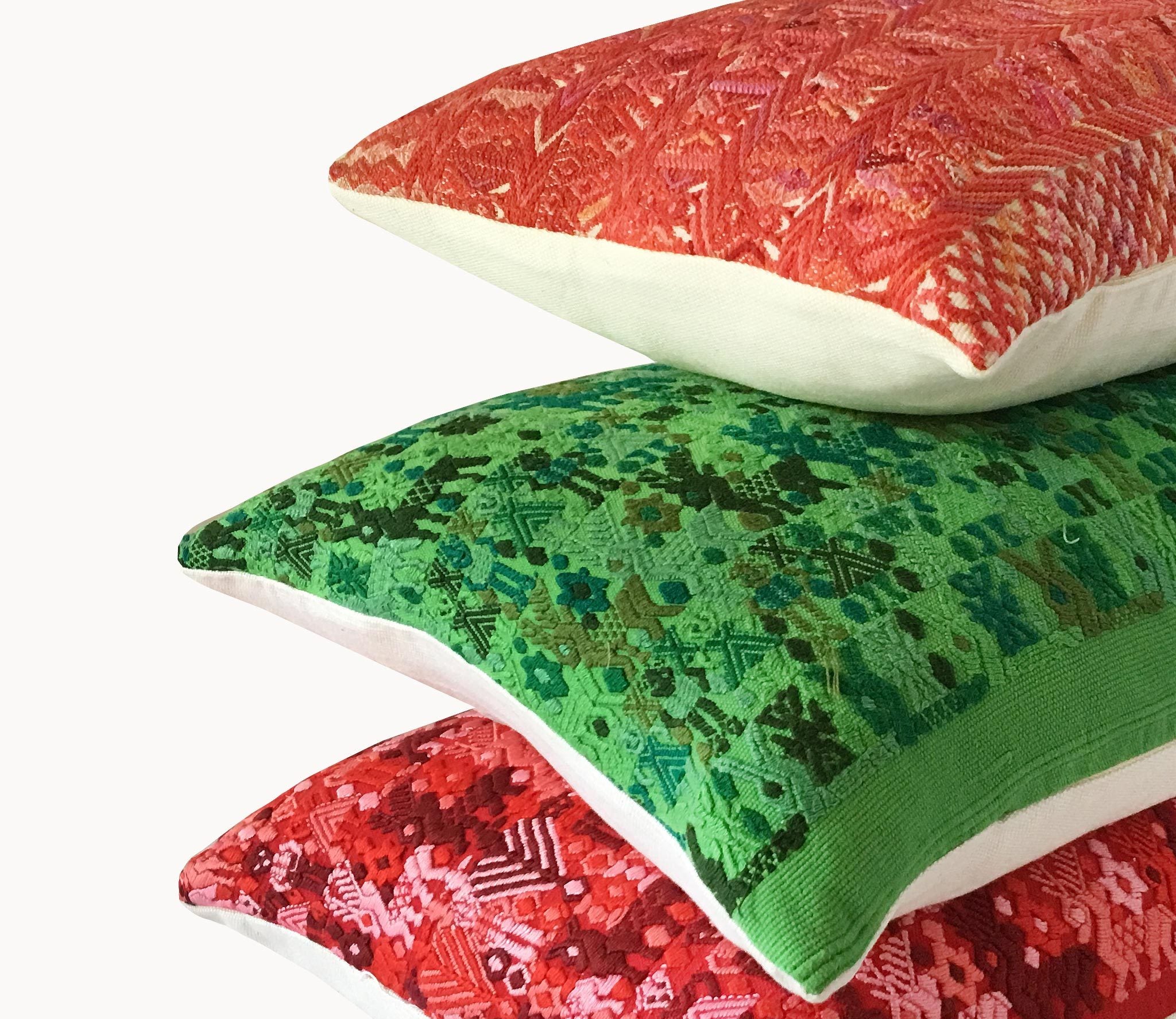 Guatemalan textiles, huipil pillow - Lamour Artisans