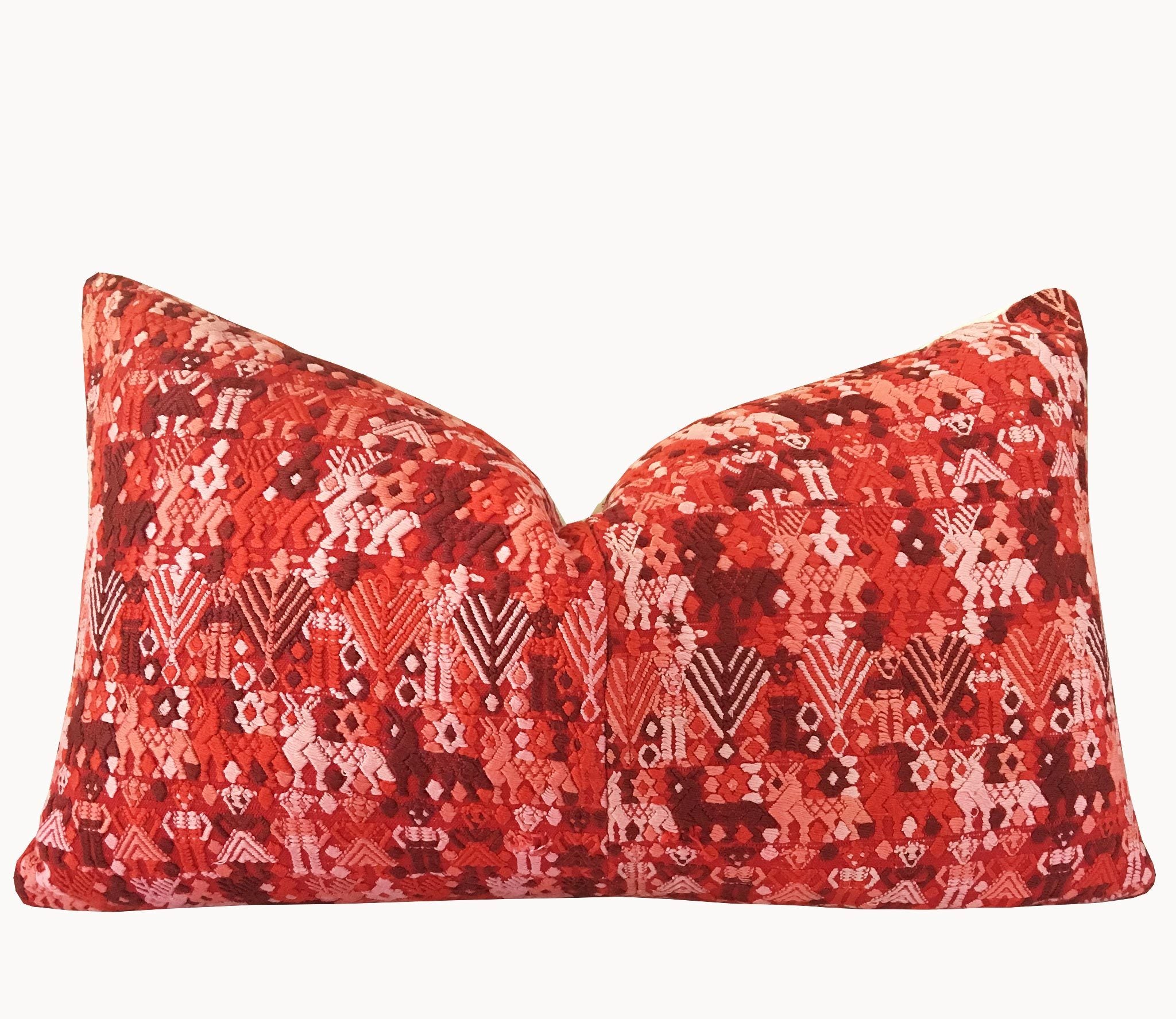 Guatemalan textiles, huipil pillow - Lamour Artisans