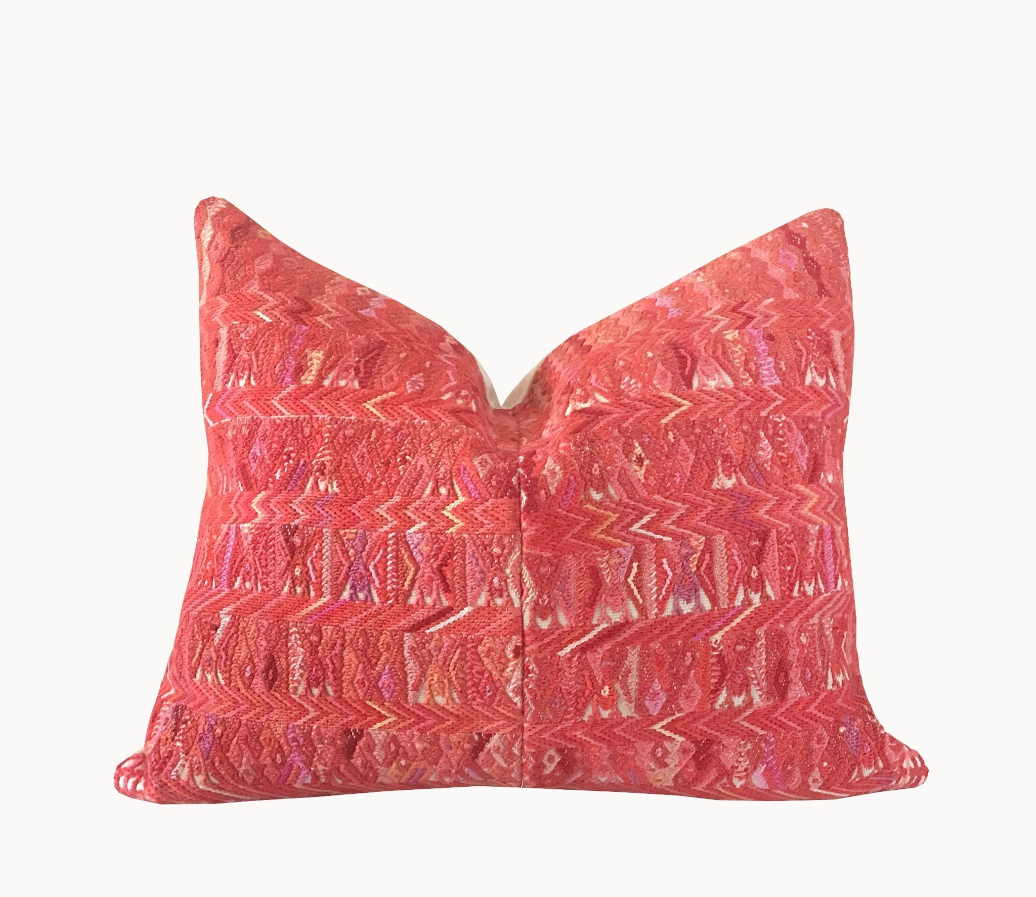 Guatemalan textiles, huipil pillow - Lamour Artisans