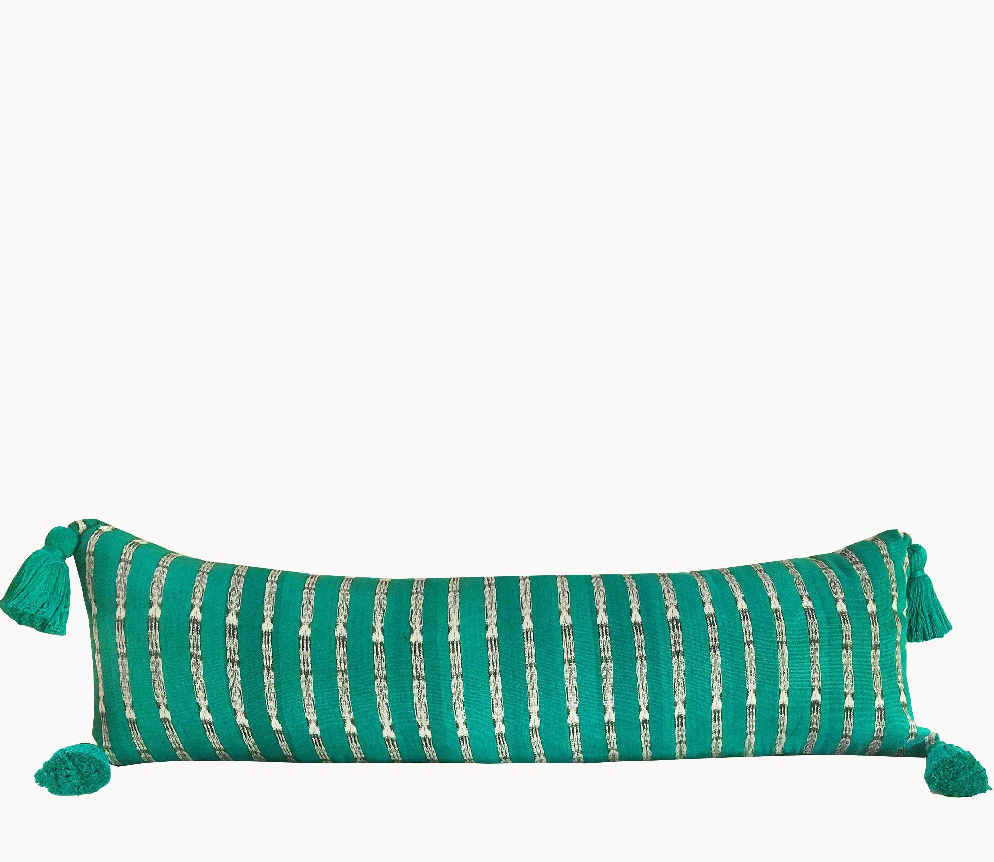 Guatemalan textiles, ikat pillow - Lamour Artisans