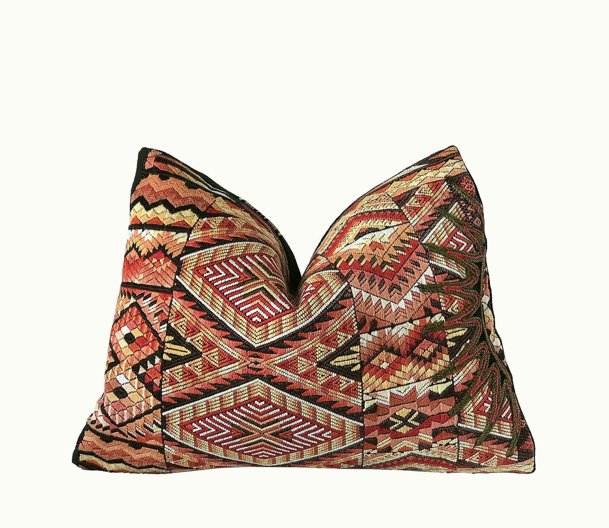 Guatemalan textiles, huipil pillow - Lamour Artisans