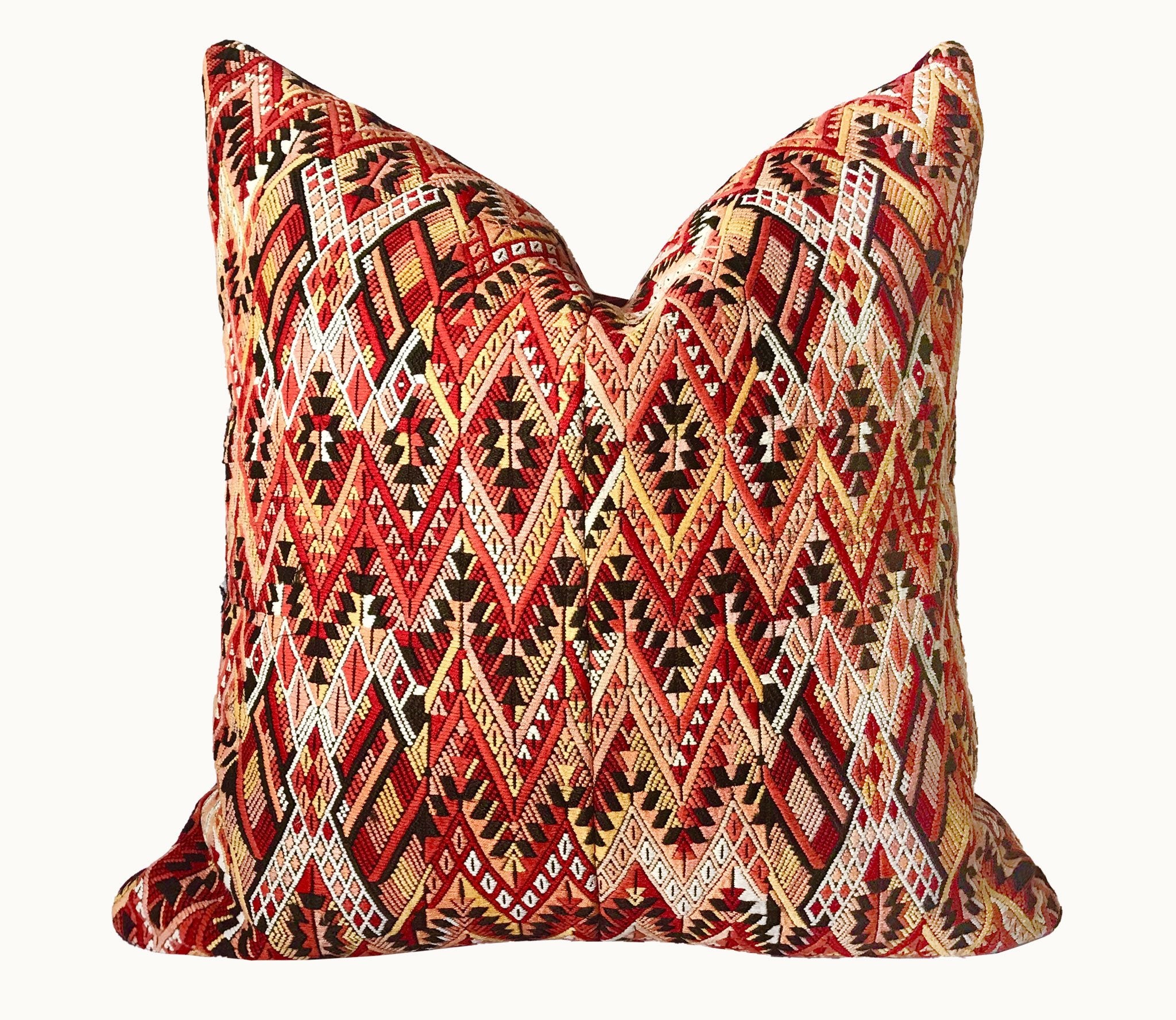 Guatemalan textiles, huipil pillow - Lamour Artisans
