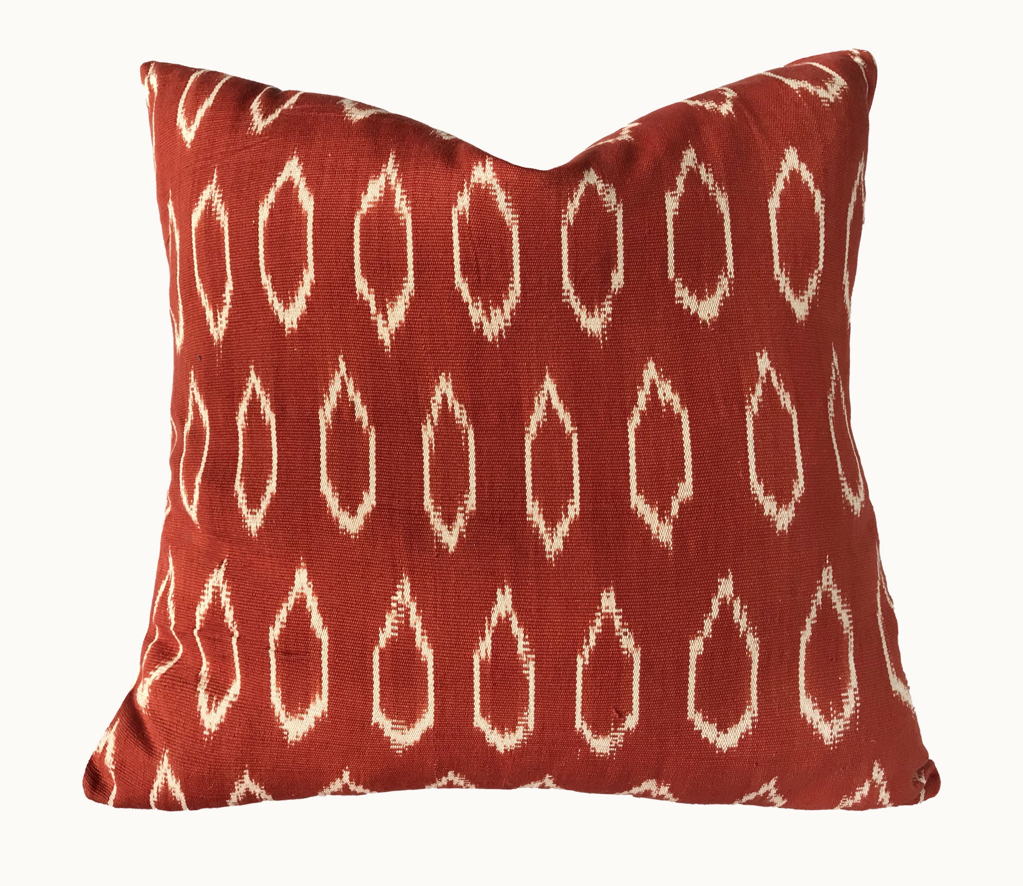 Guatemalan textiles, ikat pillow - Lamour Artisans